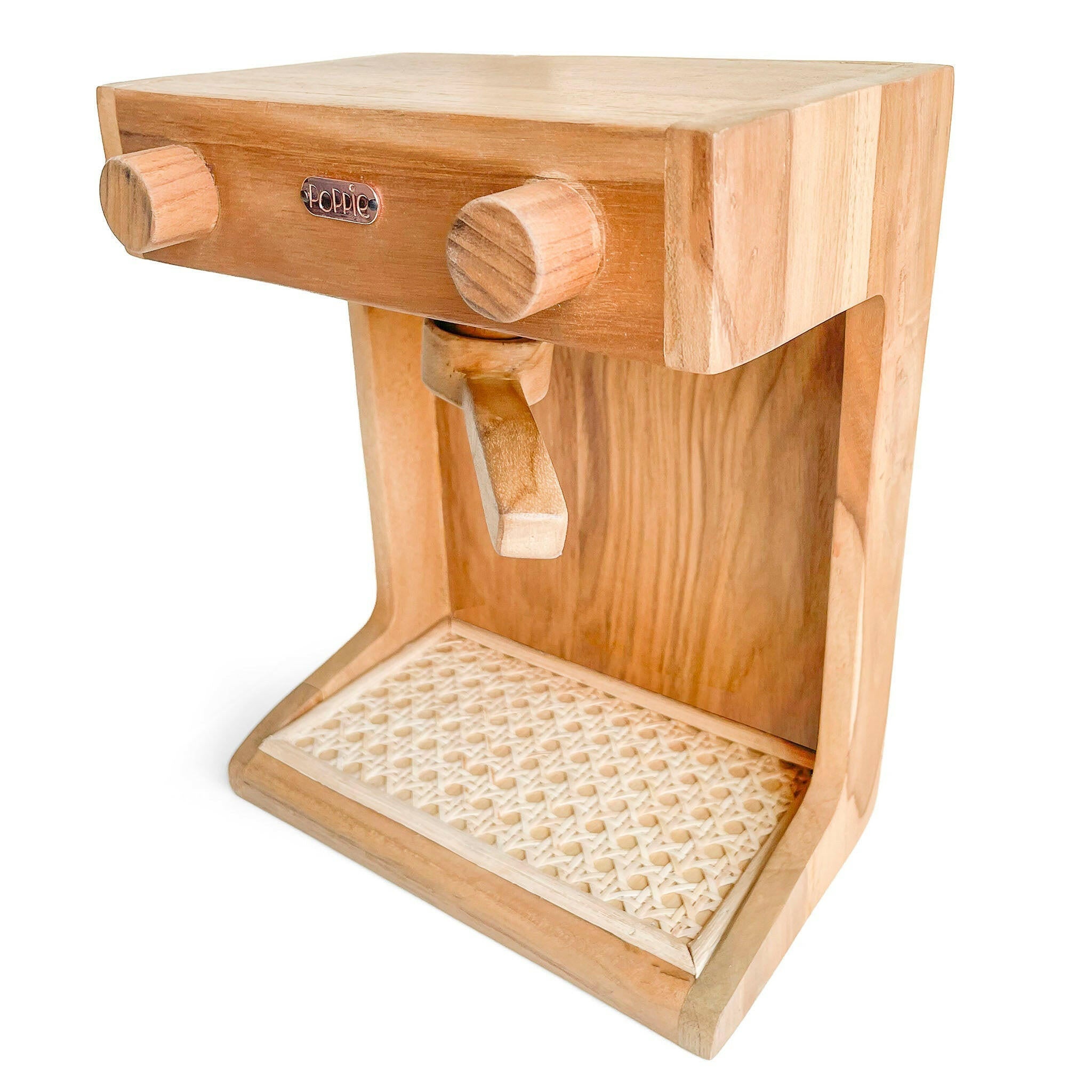 Teak Wood Play Barista Set Poppie Toys