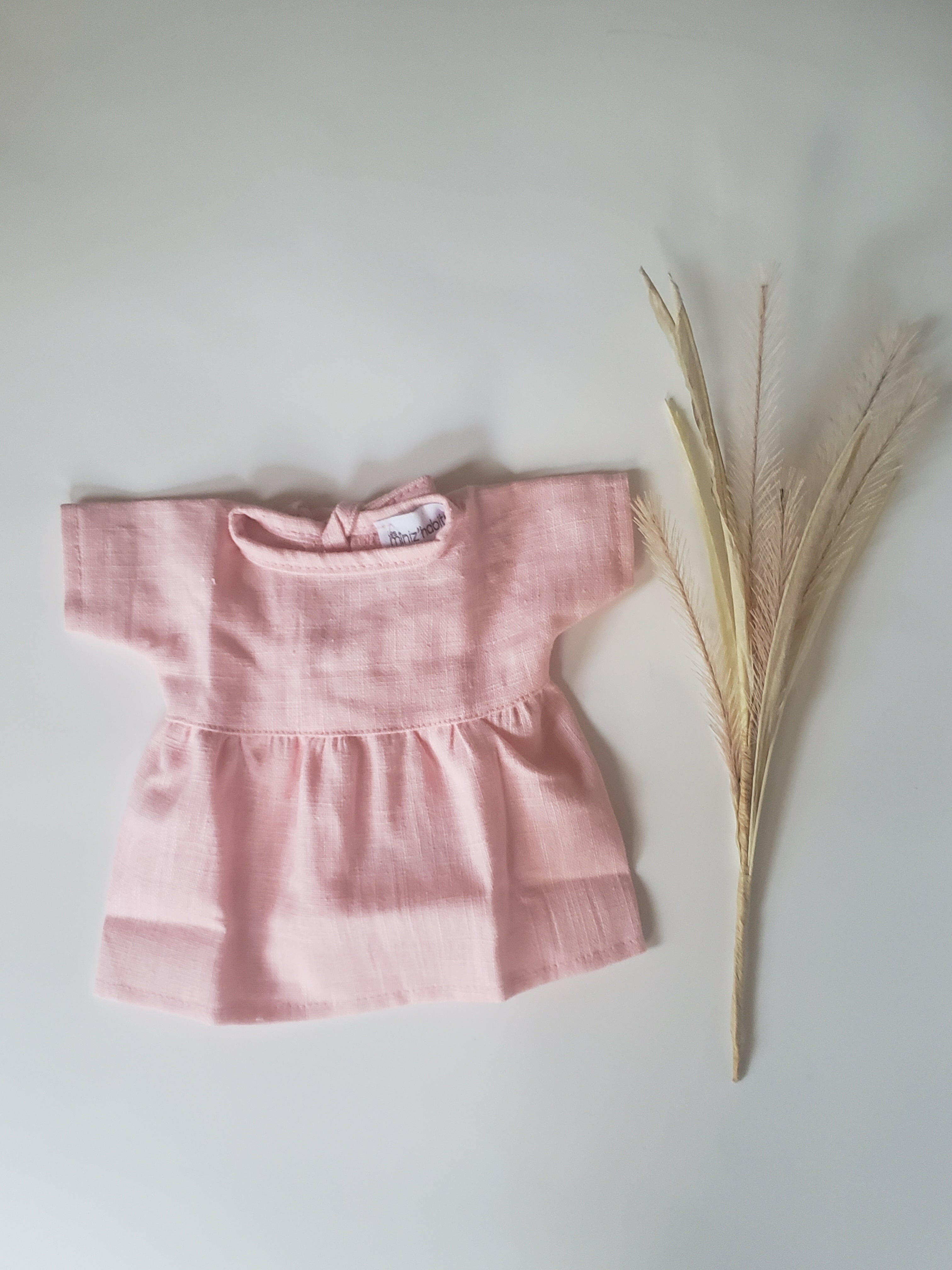 Baby Doll Pink Dress Doll Clothing Minikane