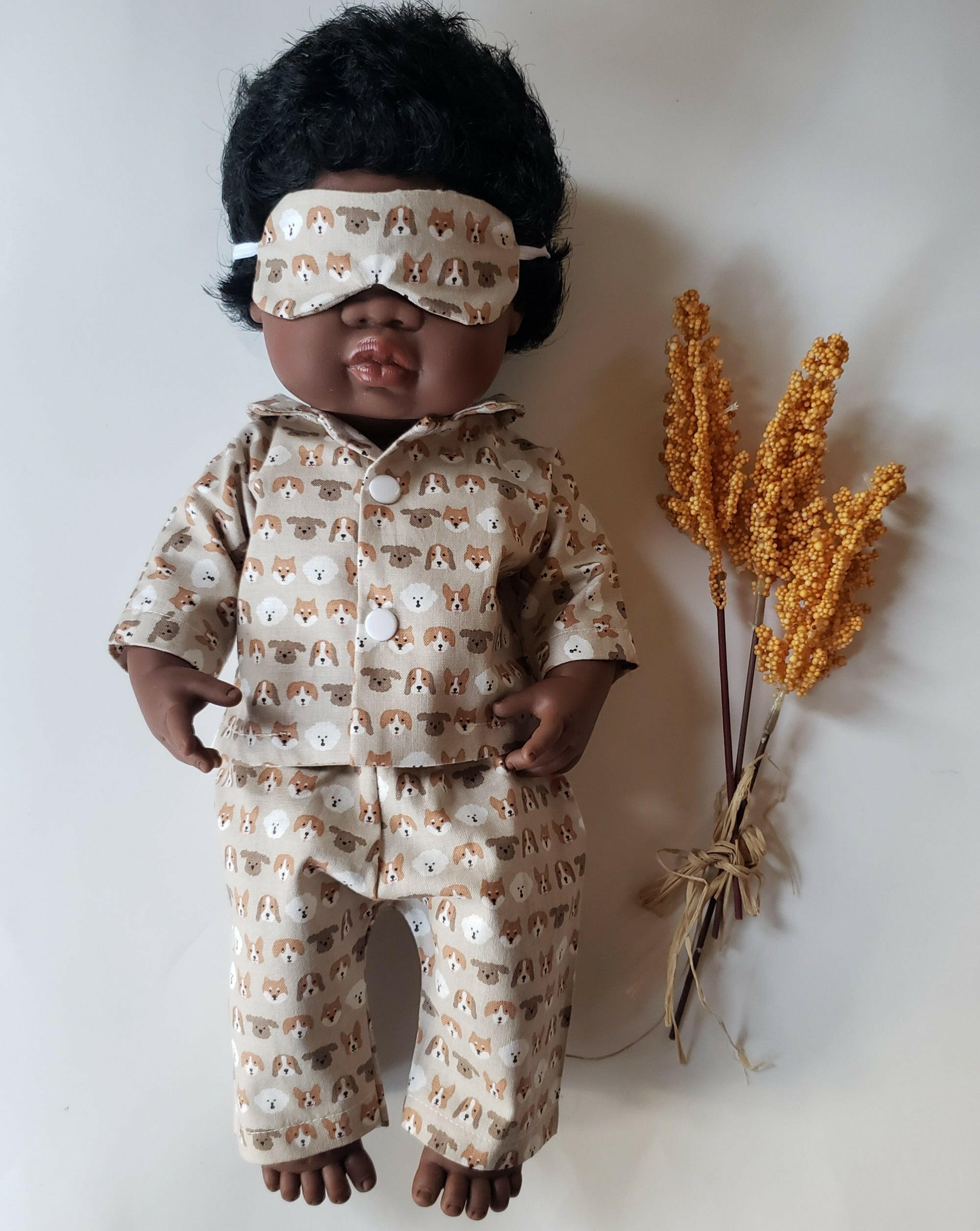 Puppy Pajamas Doll Clothing Minikane
