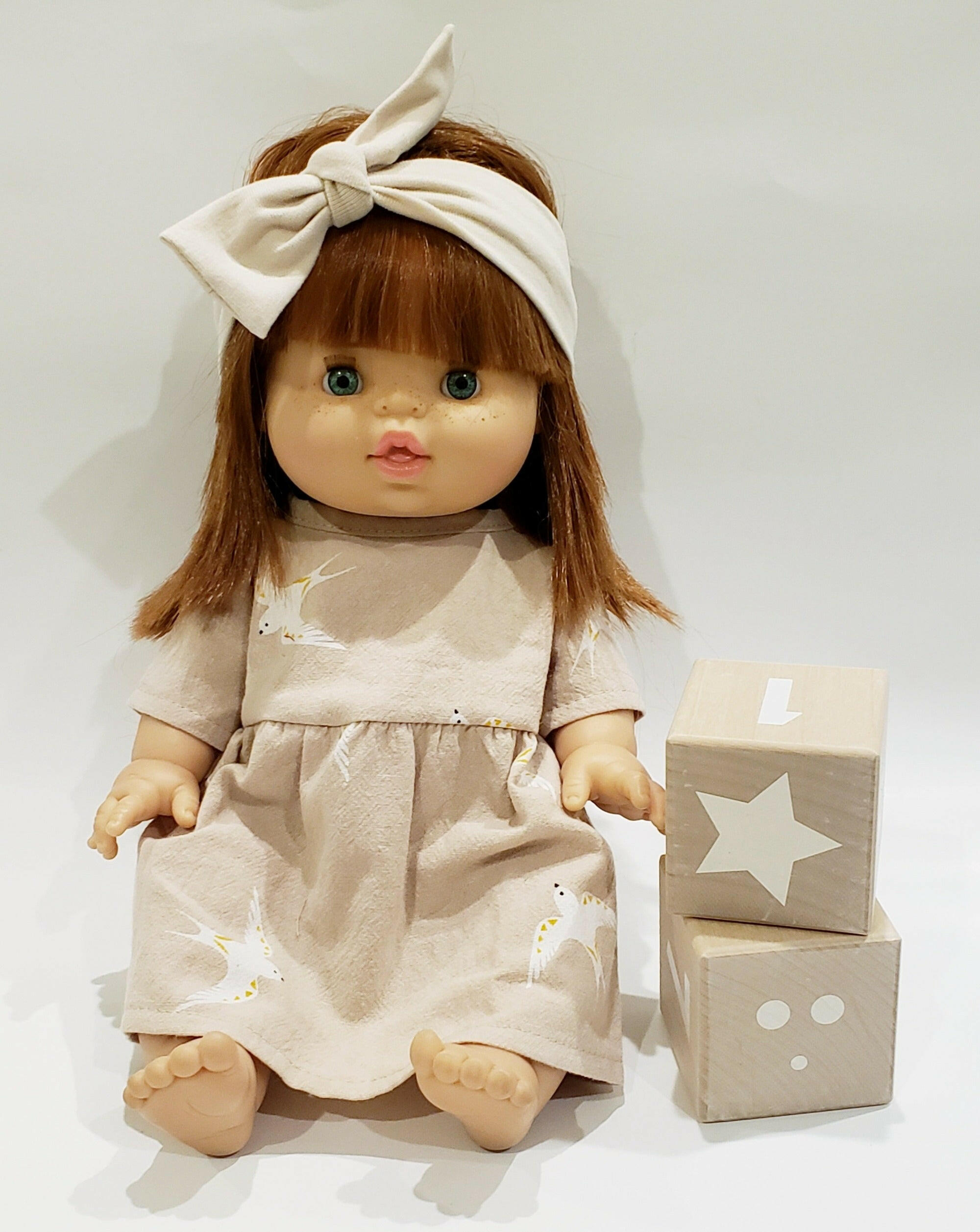 Minikane Organic Doll Dress - Little Birds Doll Clothing Minikane