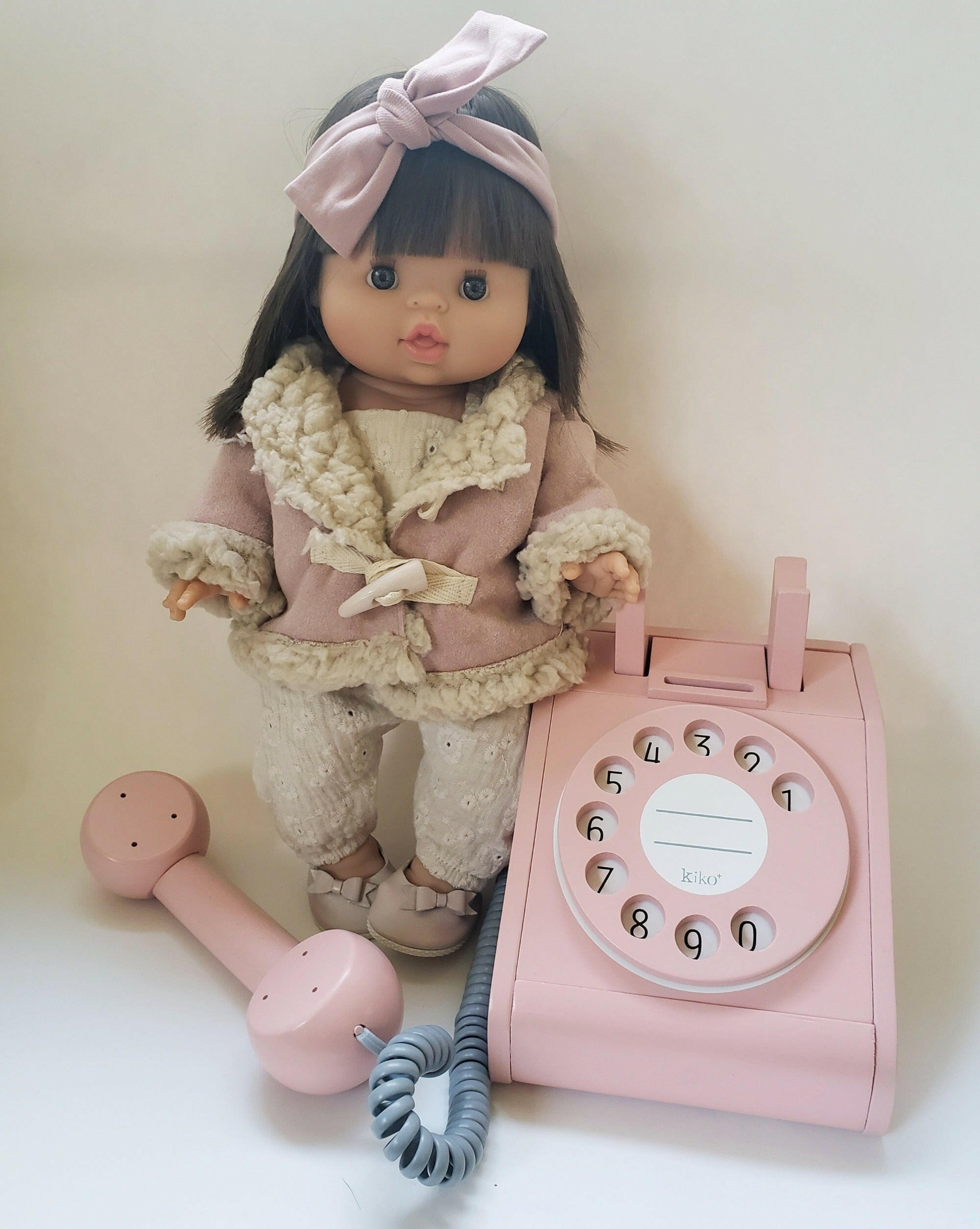 Blush Sherpa Doll Jacket Doll Clothing Minikane