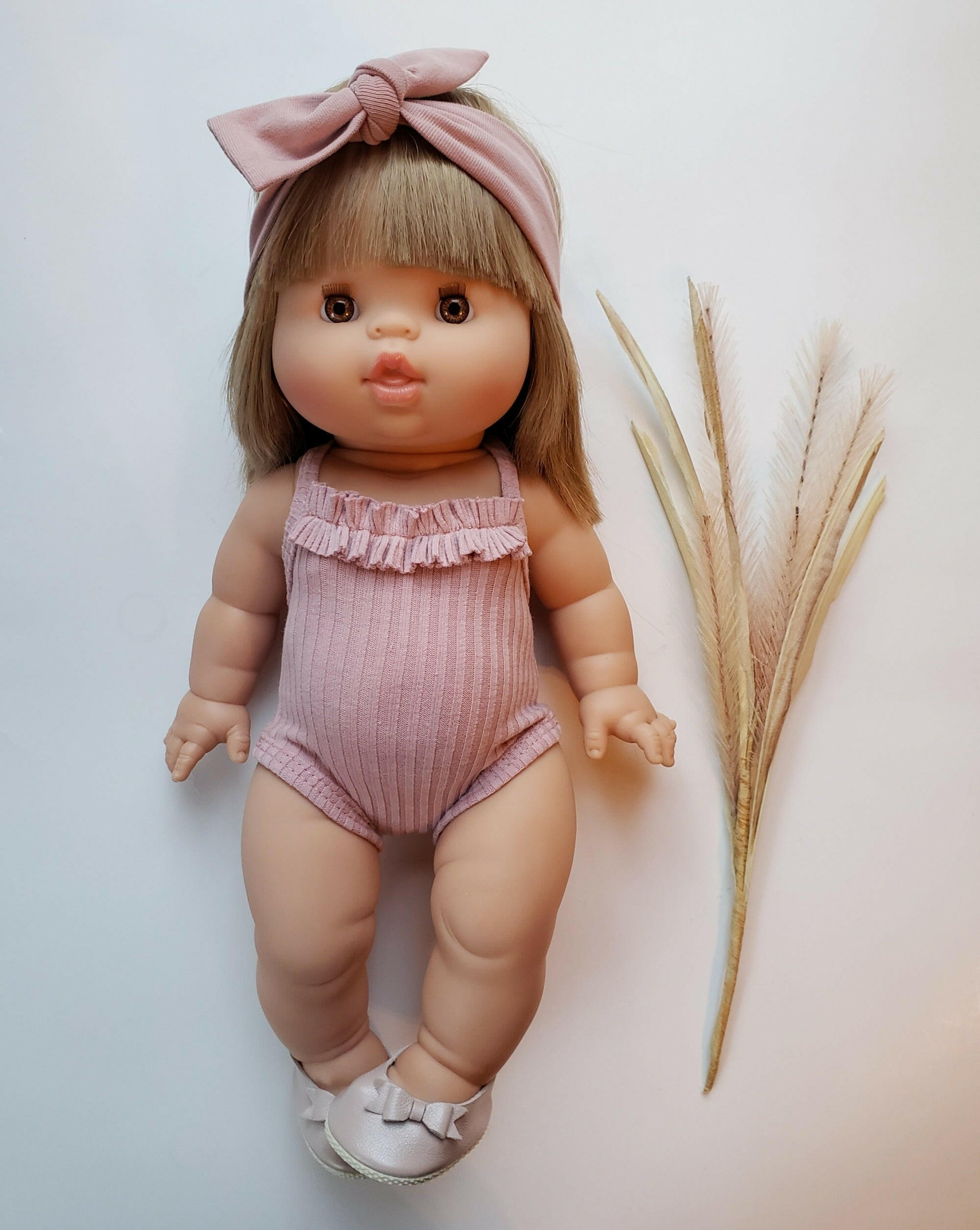 Ruffle Onesie Doll Clothing Little Wonder & Co.