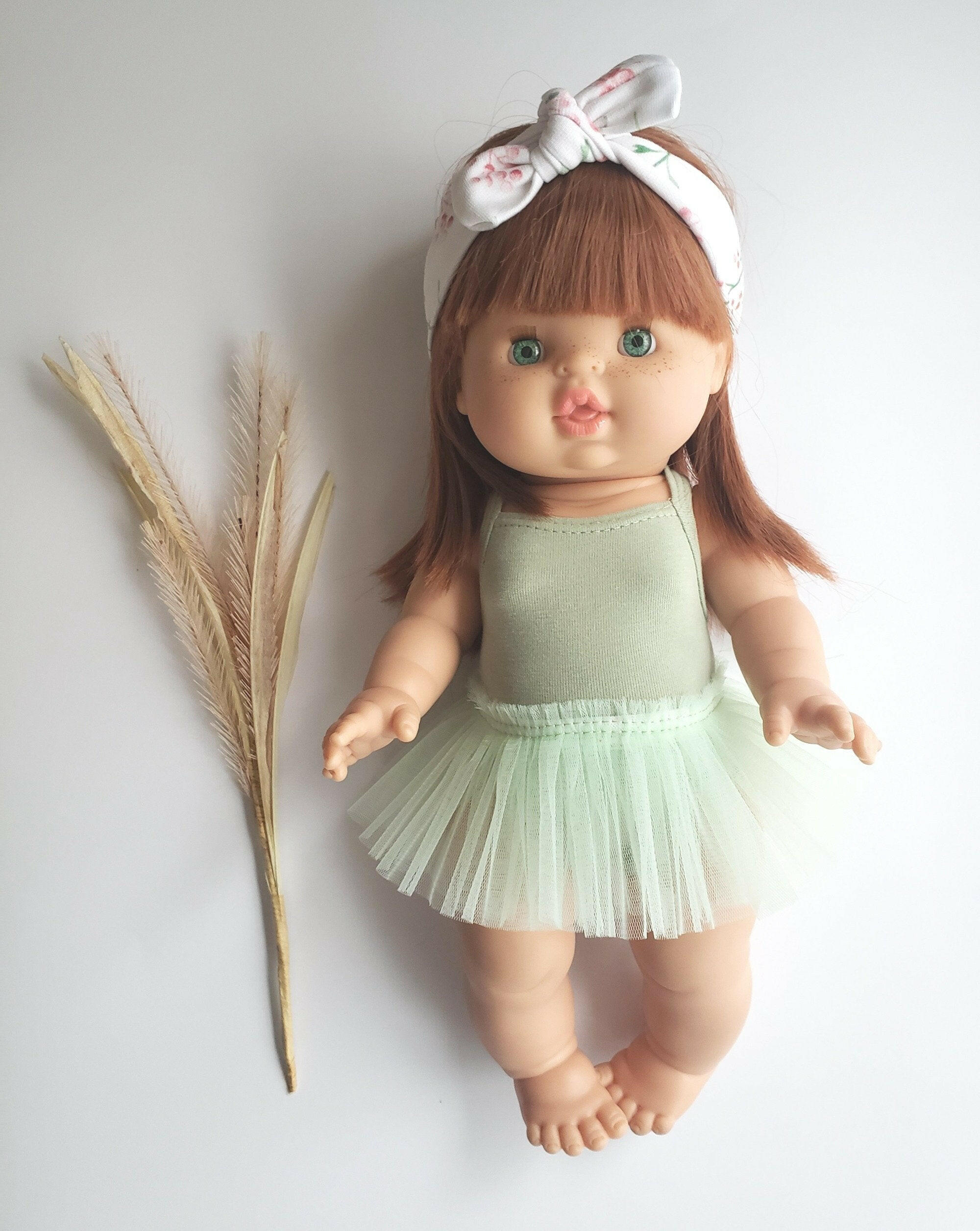 Doll Ballerina Bodysuit & Tutu Doll Clothing Little Wonder & Co.