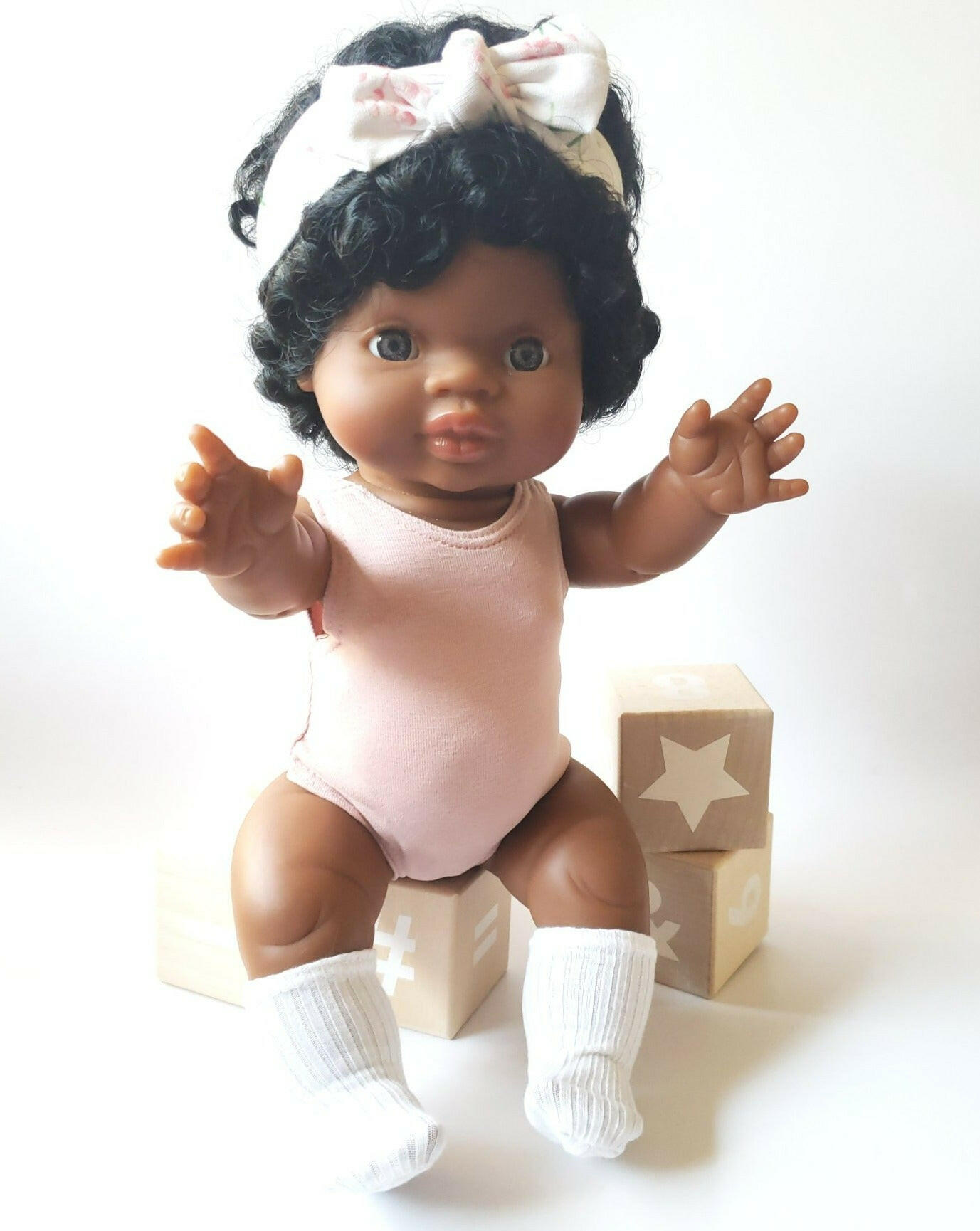 Doll Socks Doll Clothing Little Wonder & Co. White