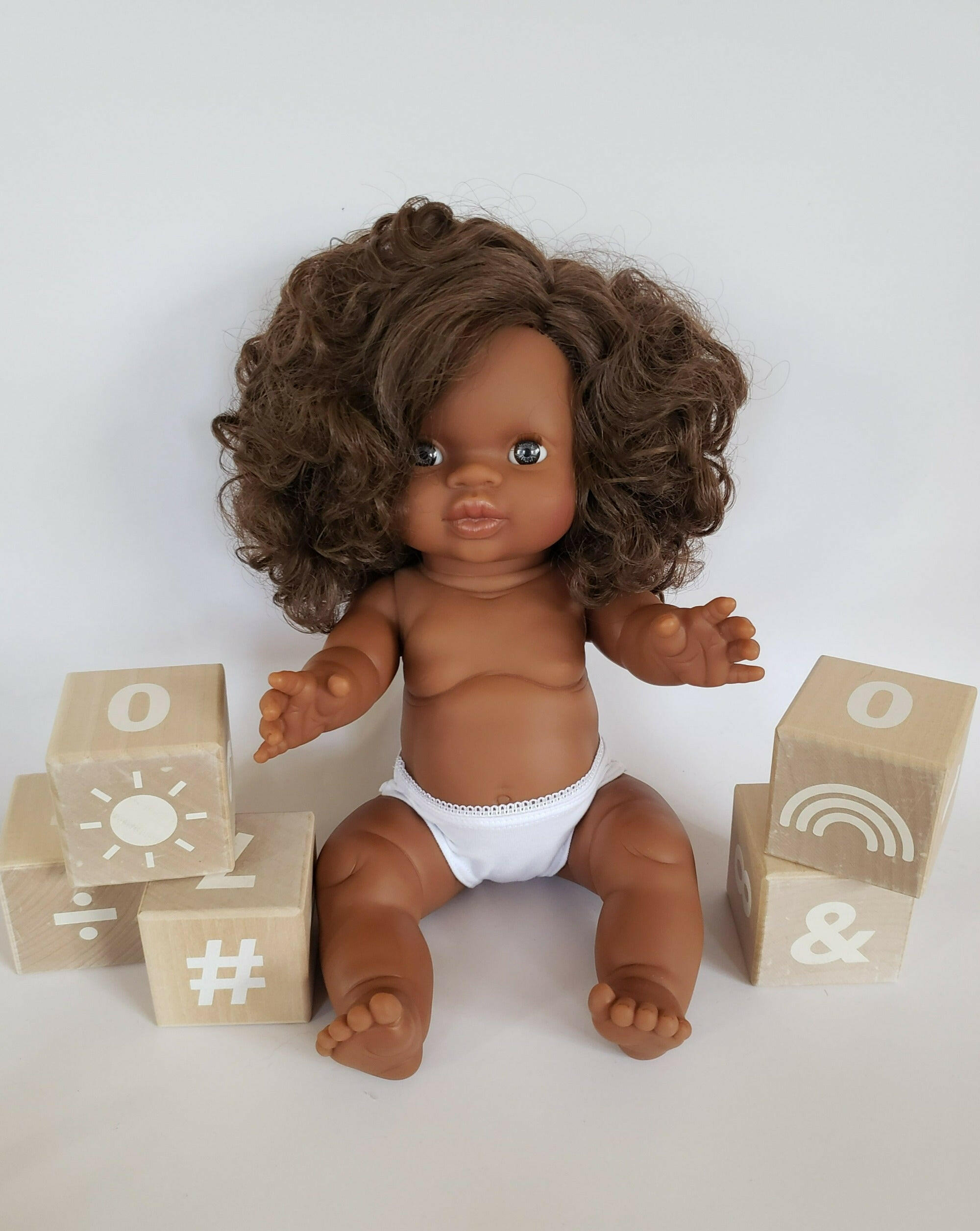 Baby Doll Cotton Undies Doll Clothing Little Wonder & Co. White