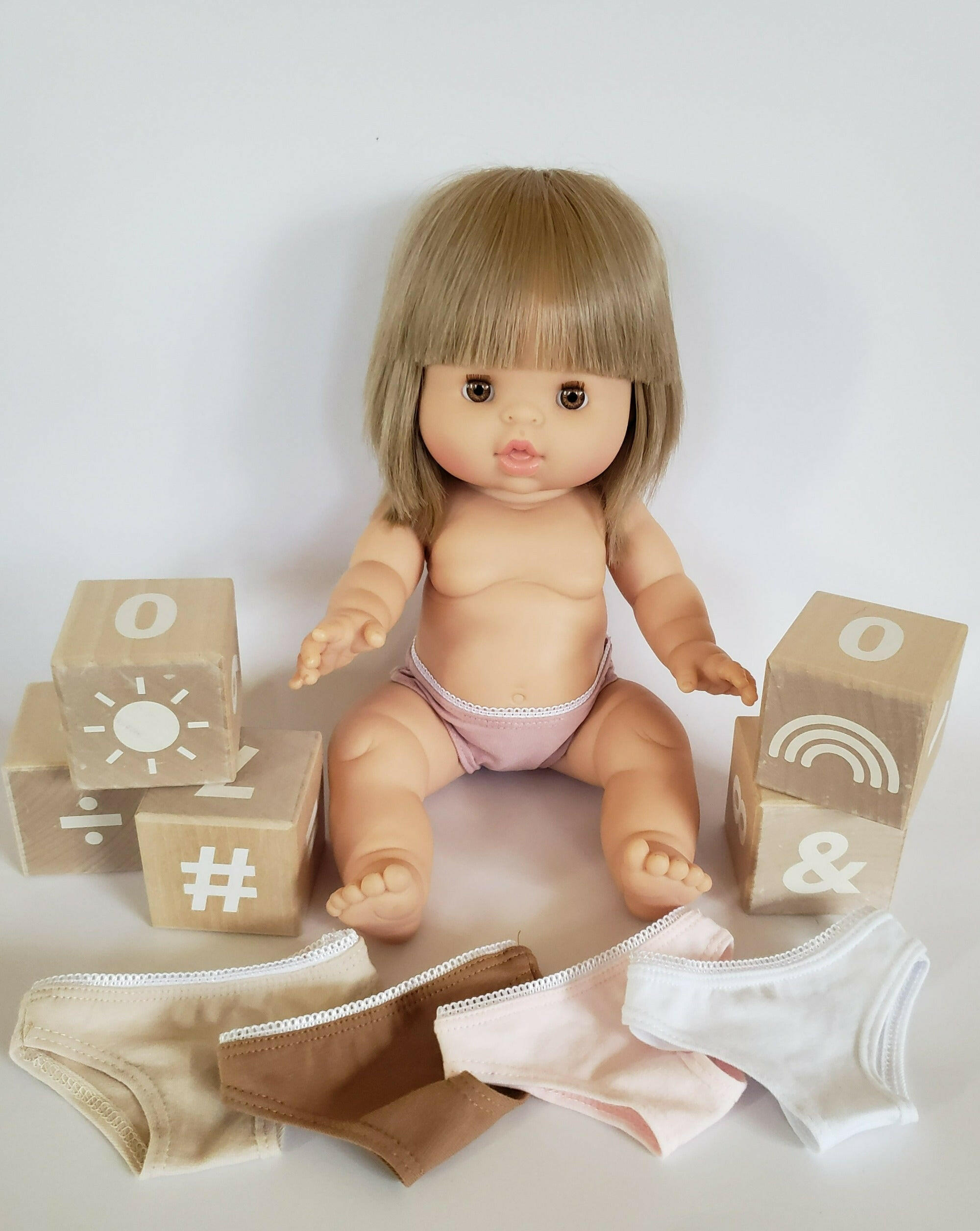 Baby Doll Cotton Undies Doll Clothing Little Wonder & Co.
