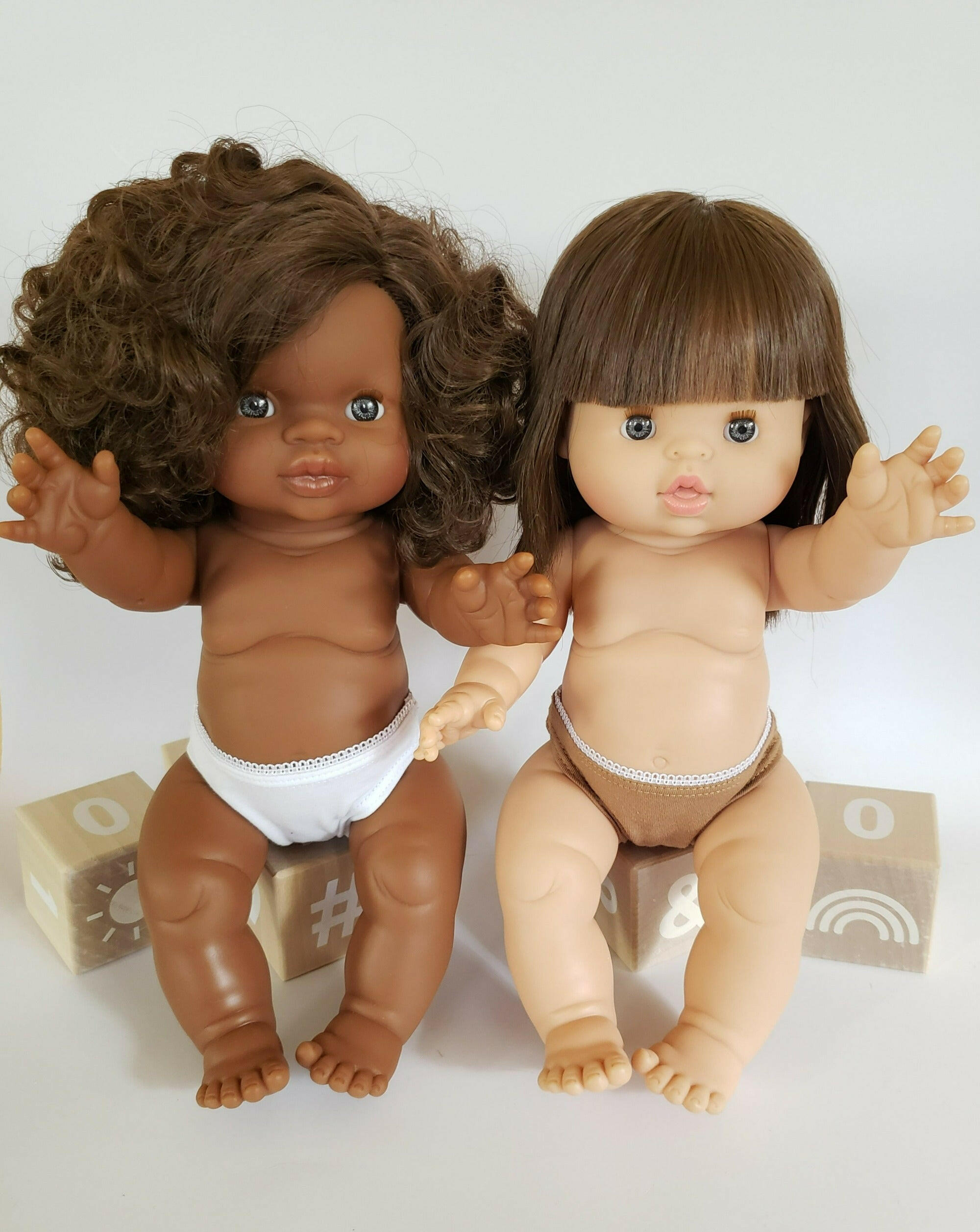Baby Doll Cotton Undies Doll Clothing Little Wonder & Co. Mocha