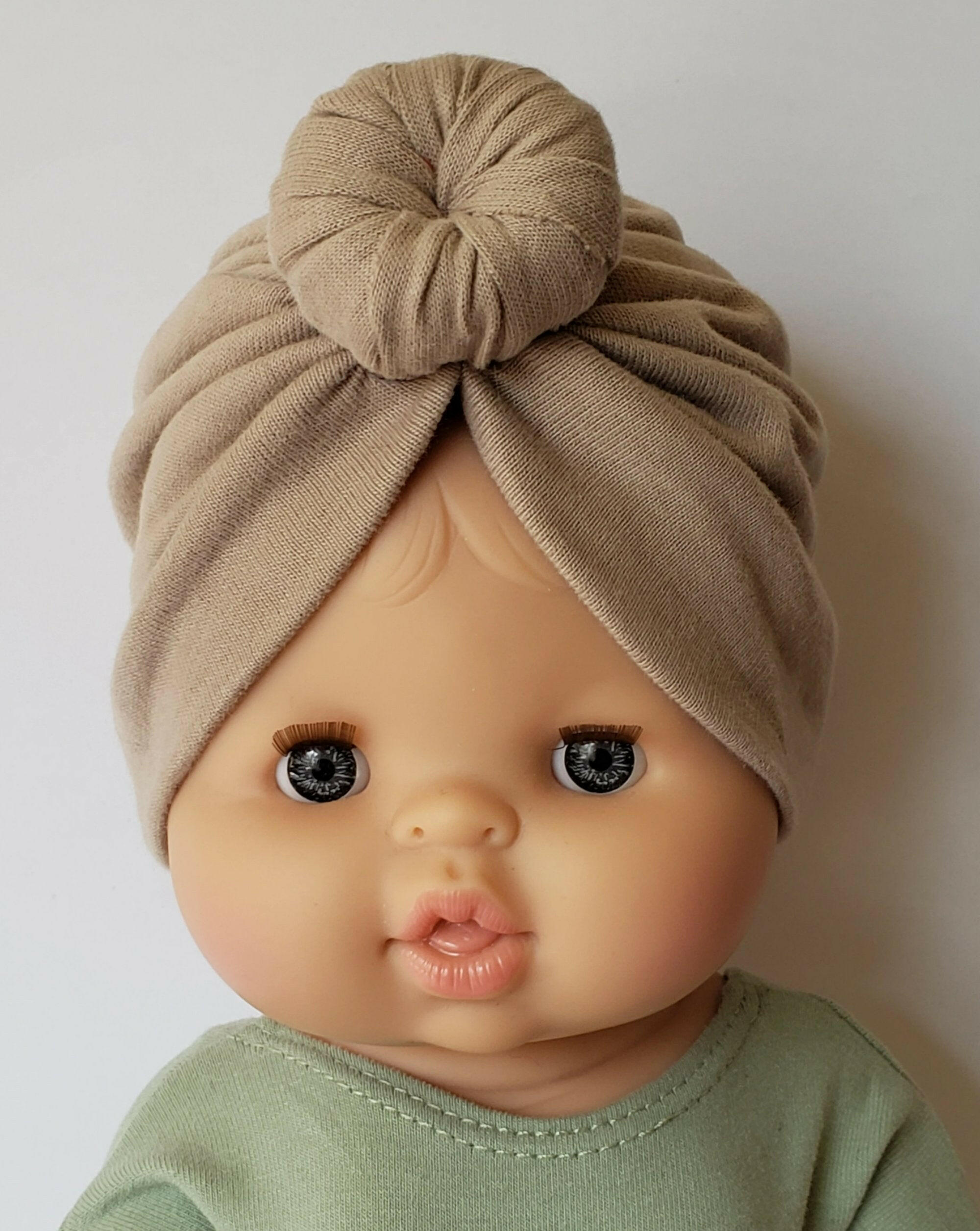 Doll Turbans Doll Clothing Little Wonder & Co. Capuccino