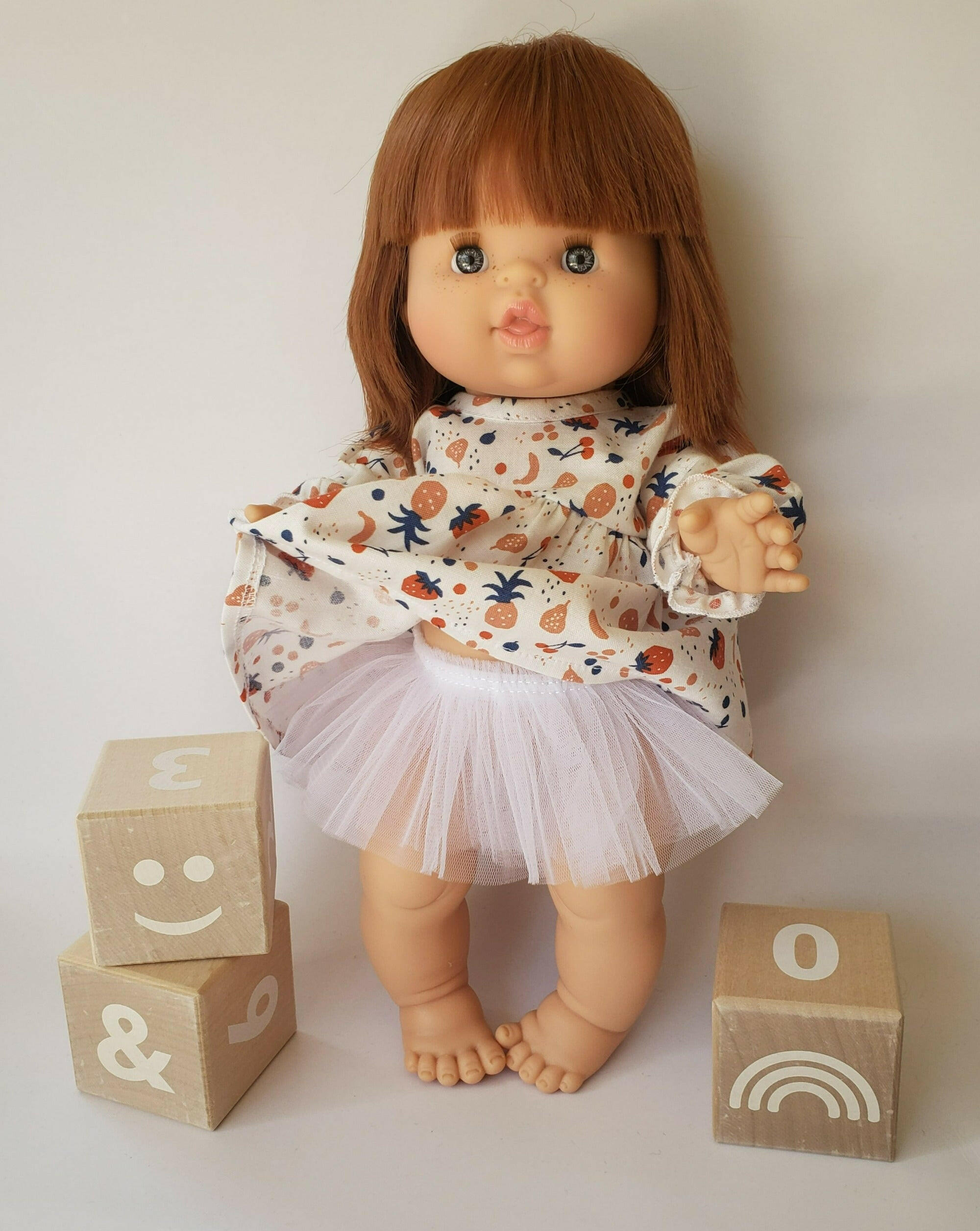 Doll Tutu Doll Clothing Little Wonder & Co. White