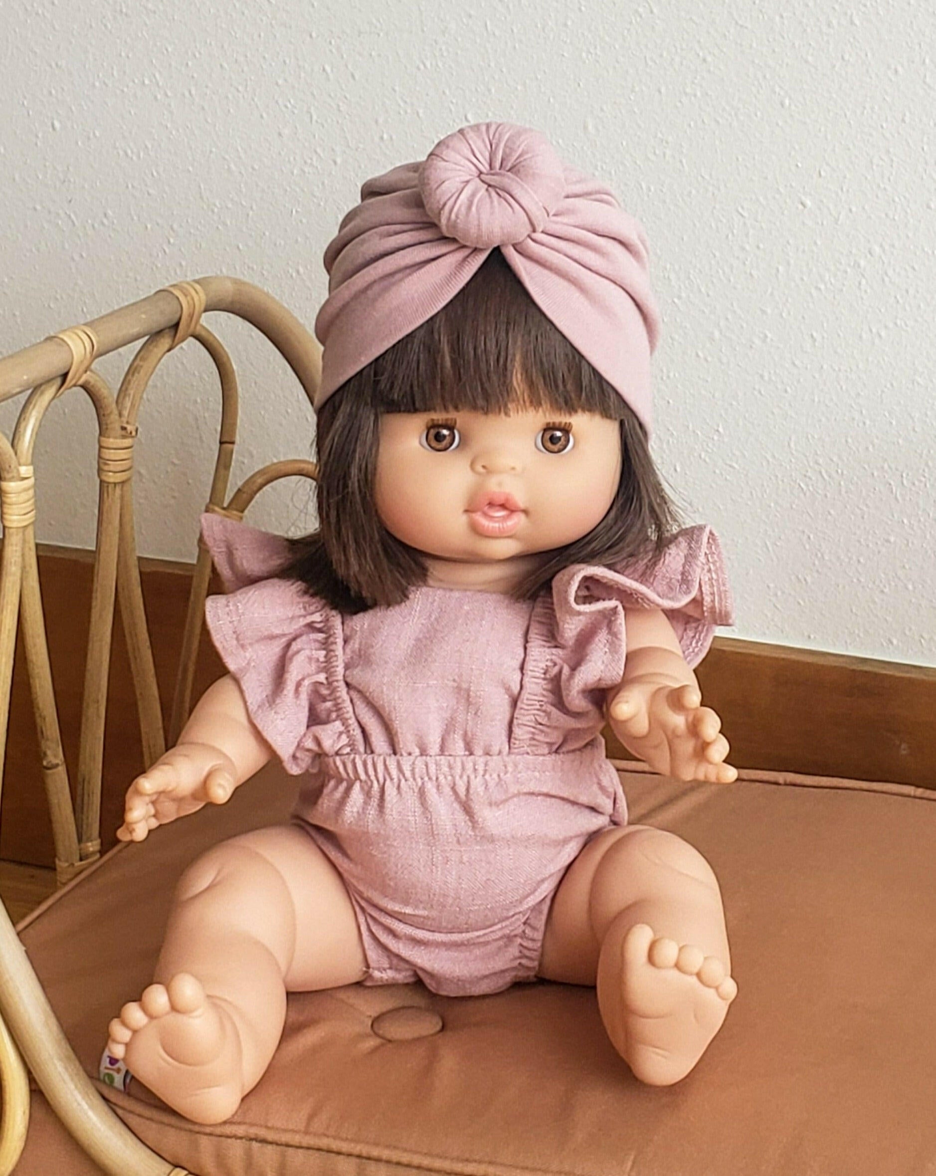 Doll Turbans Doll Clothing Little Wonder & Co. Tea Rose