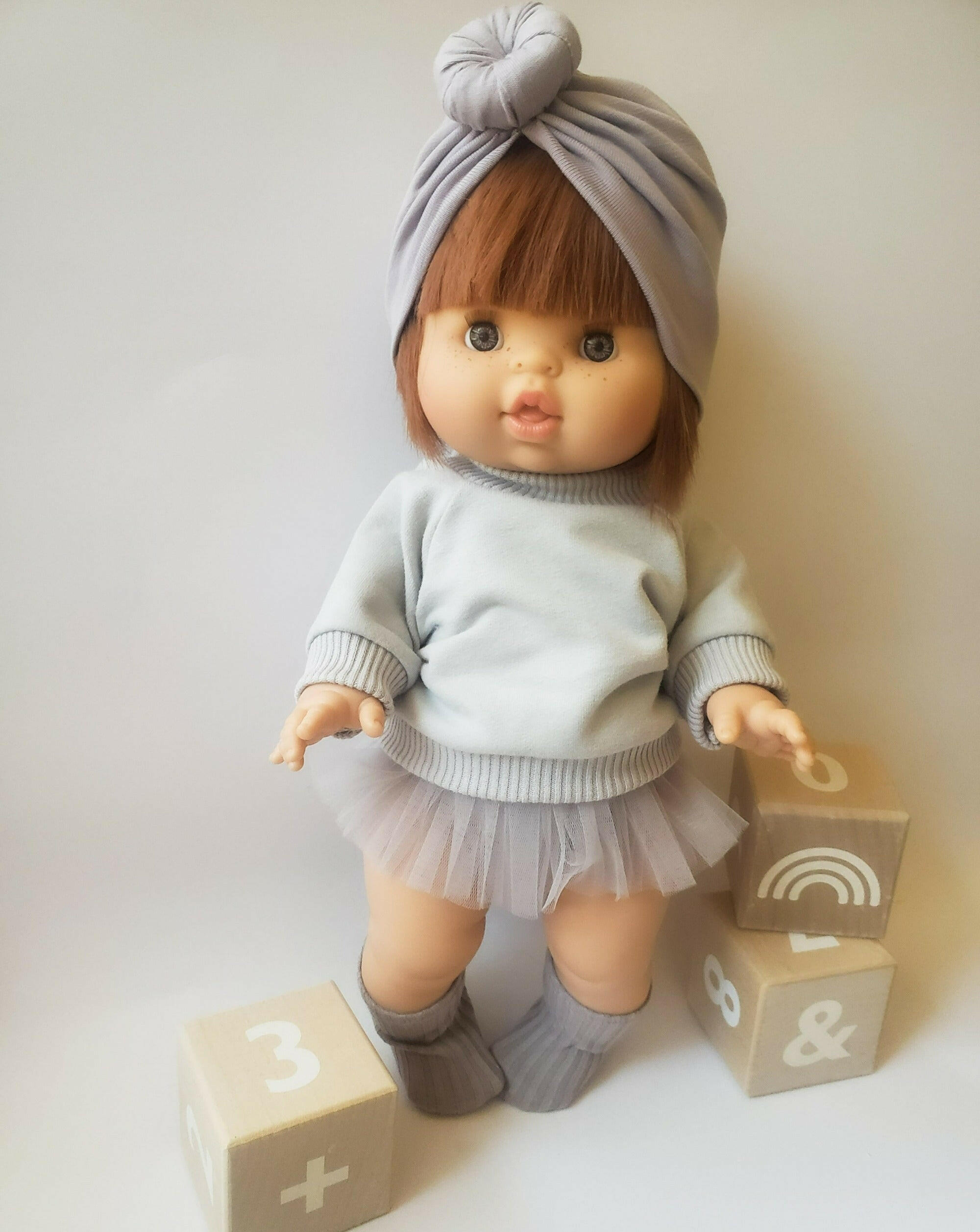 Baby Doll Cotton Sweatshirt Doll Clothing Little Wonder & Co.