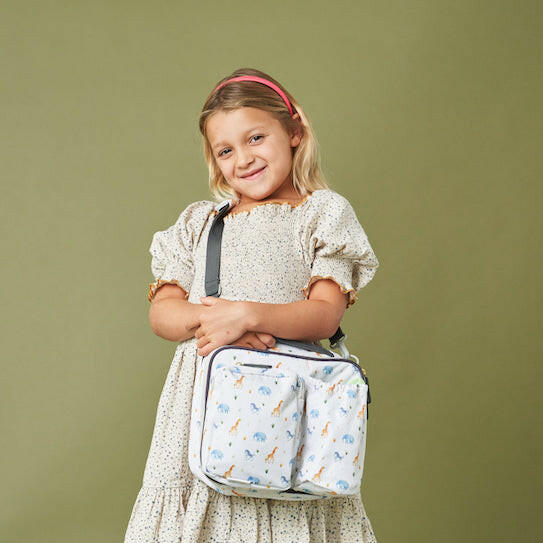 Lunch Bag Safari Warm Cream (Also available at The Container Store) Austin Baby Collection
