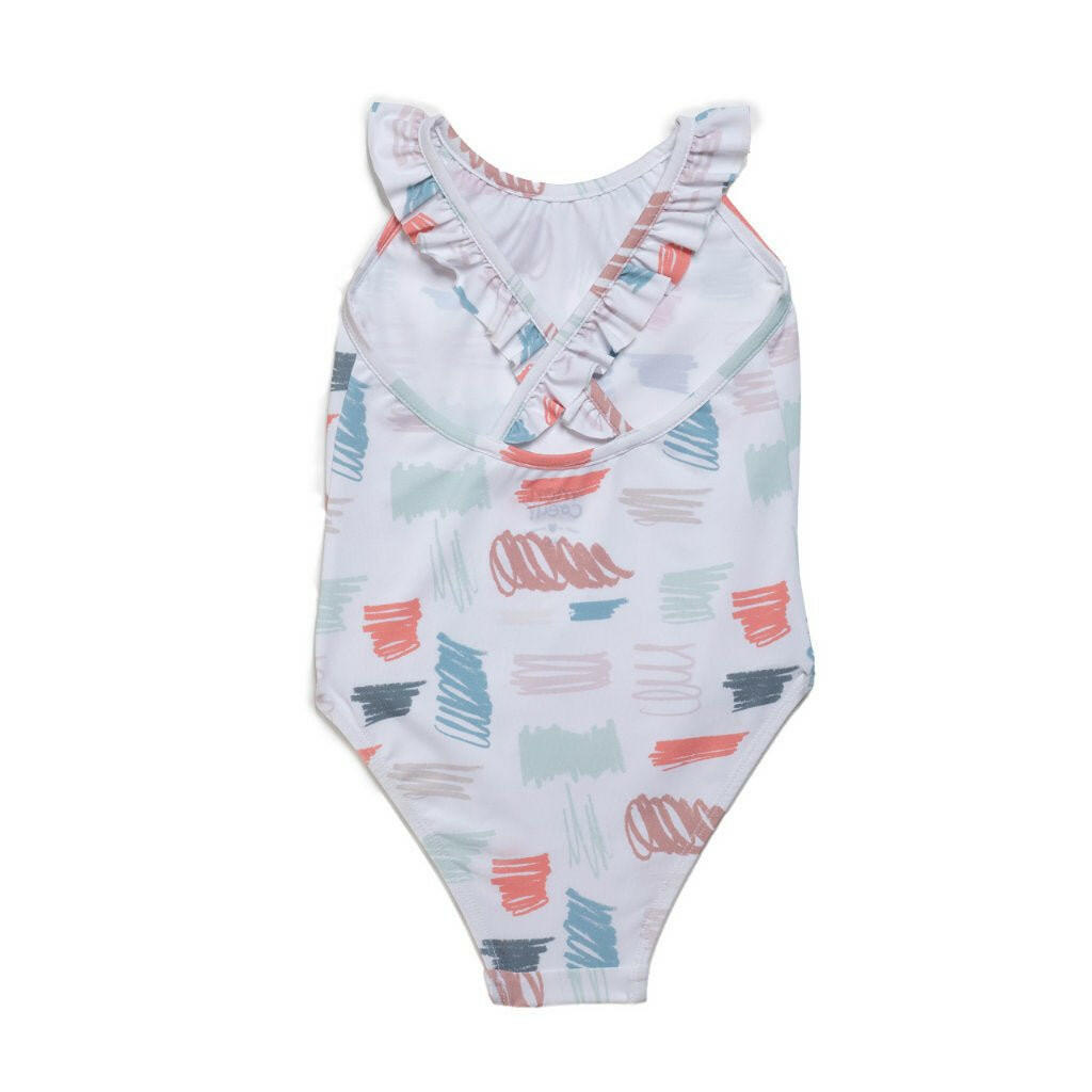 Scribble Girl Swimsuit swimwear Mon Coeur