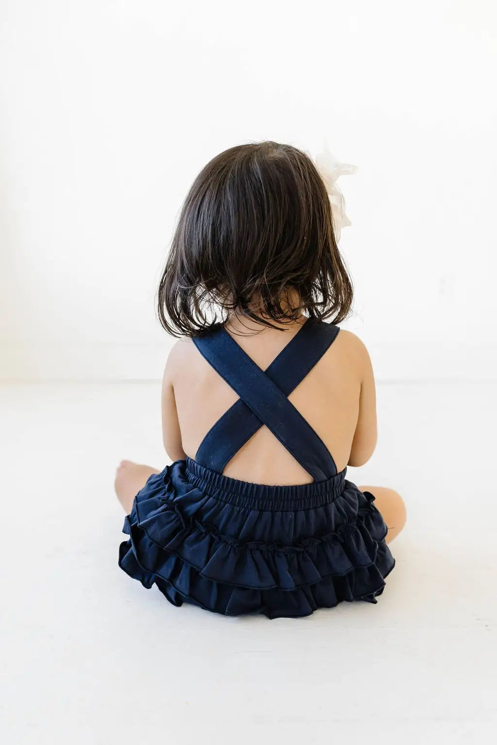 Isla Romper in Navy Ollie Jay