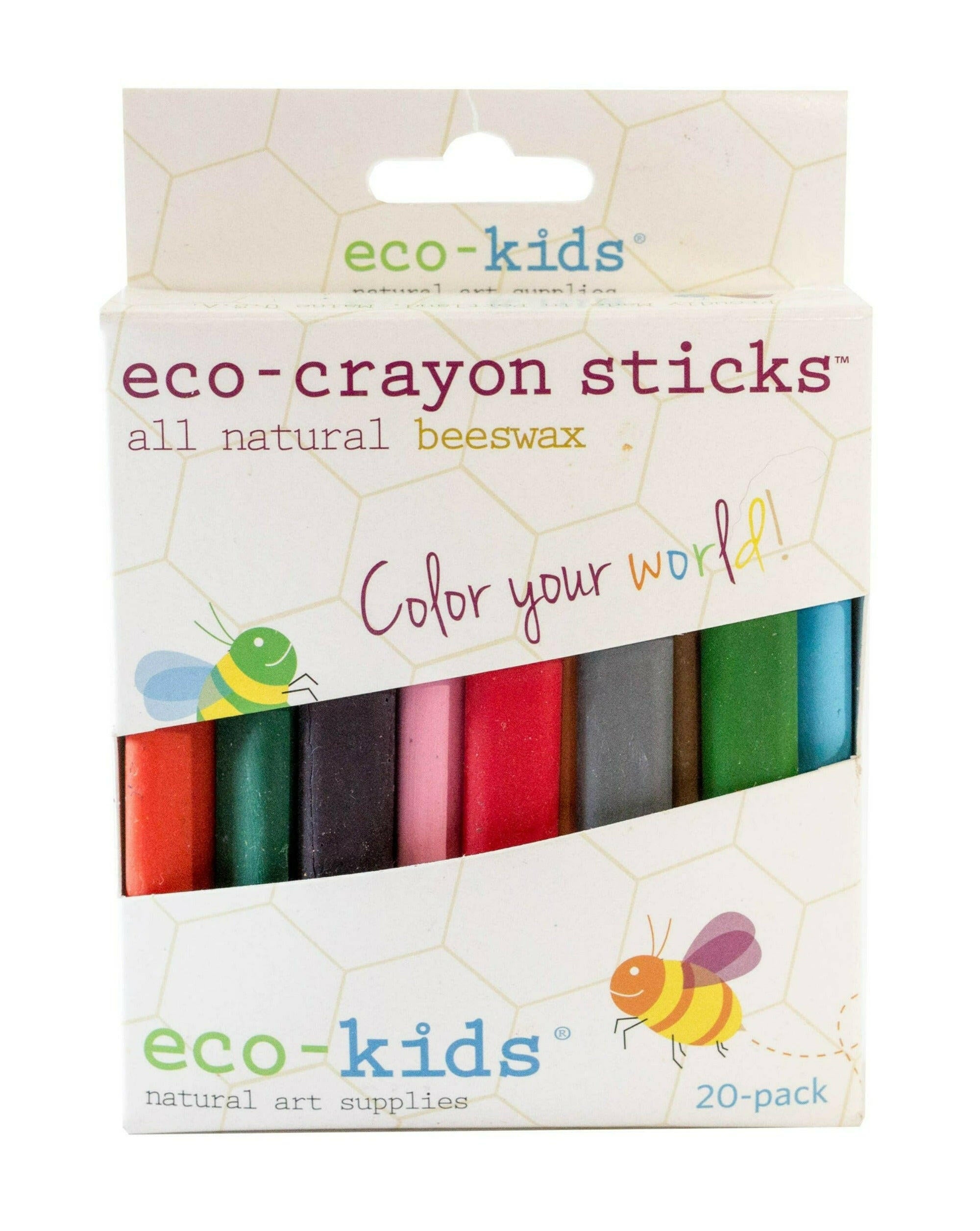 Eco-crayon sticks - 20 pack Art Supplies Eco Kids