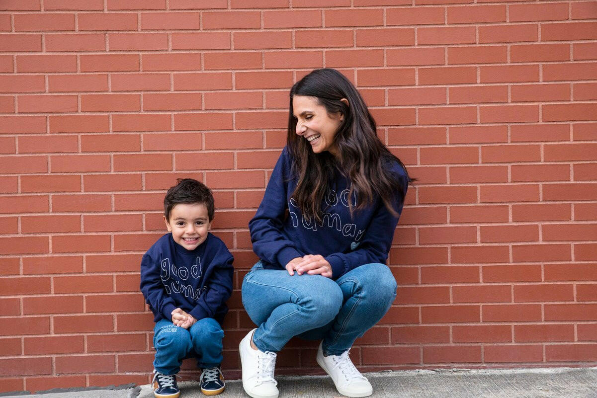 Good Human Adult Sweatshirt Sweatshirt Mon Coeur