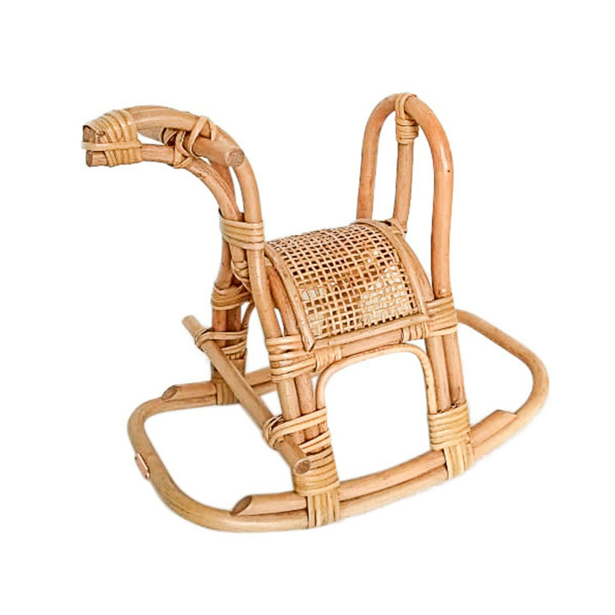 Poppie rocker, Rattan Rocking Horse Poppie Toys