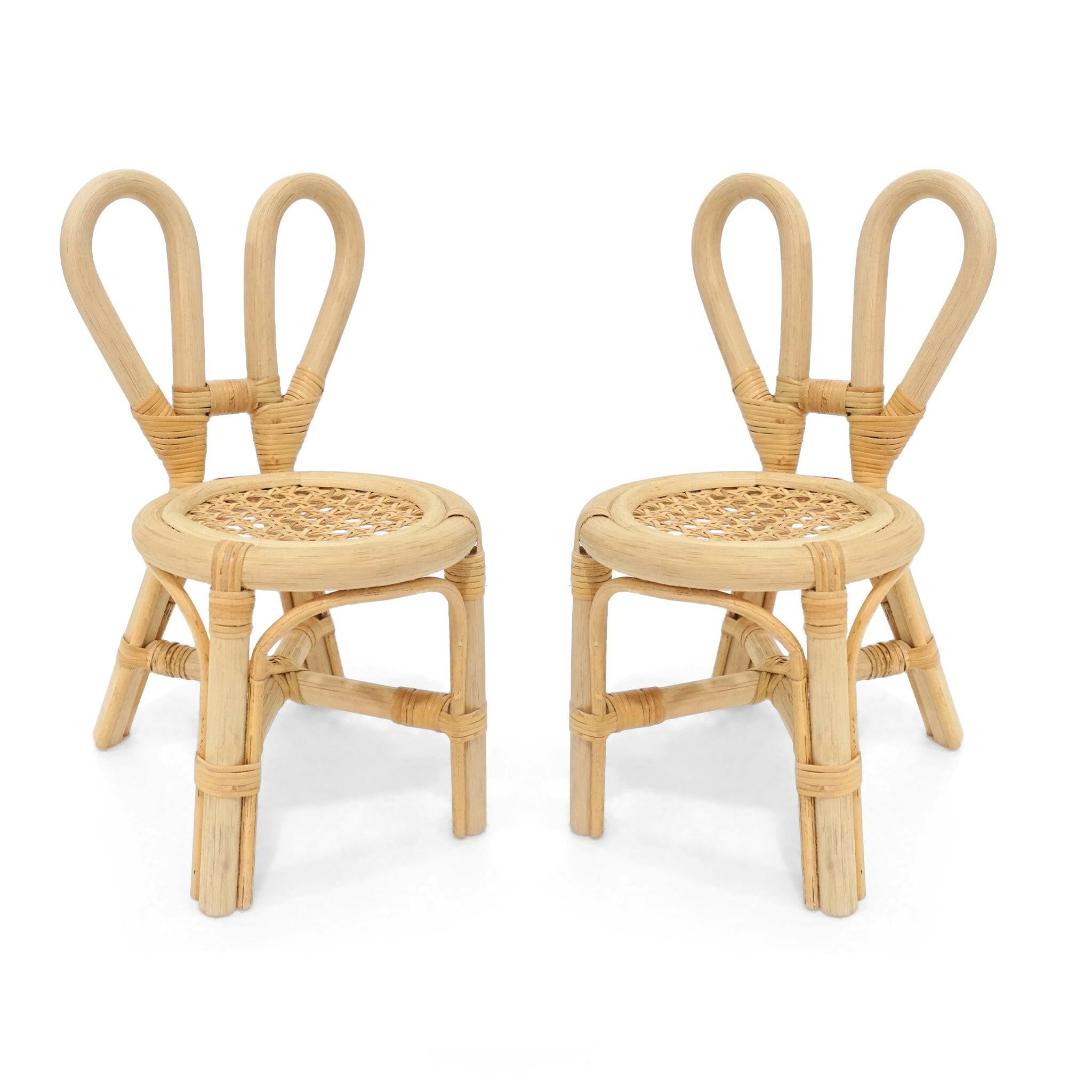 The Poppie Bunny Chairs for Dolls Toys Poppie Toys Doll Sized Set of 2