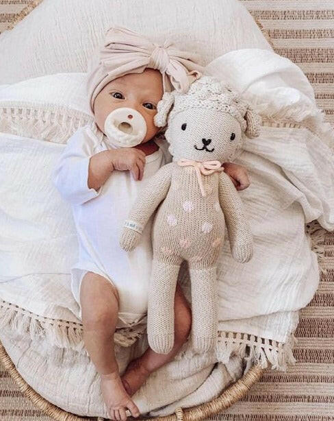 Lucy the Lamb - Pastel Stuffies Cuddle + Kind