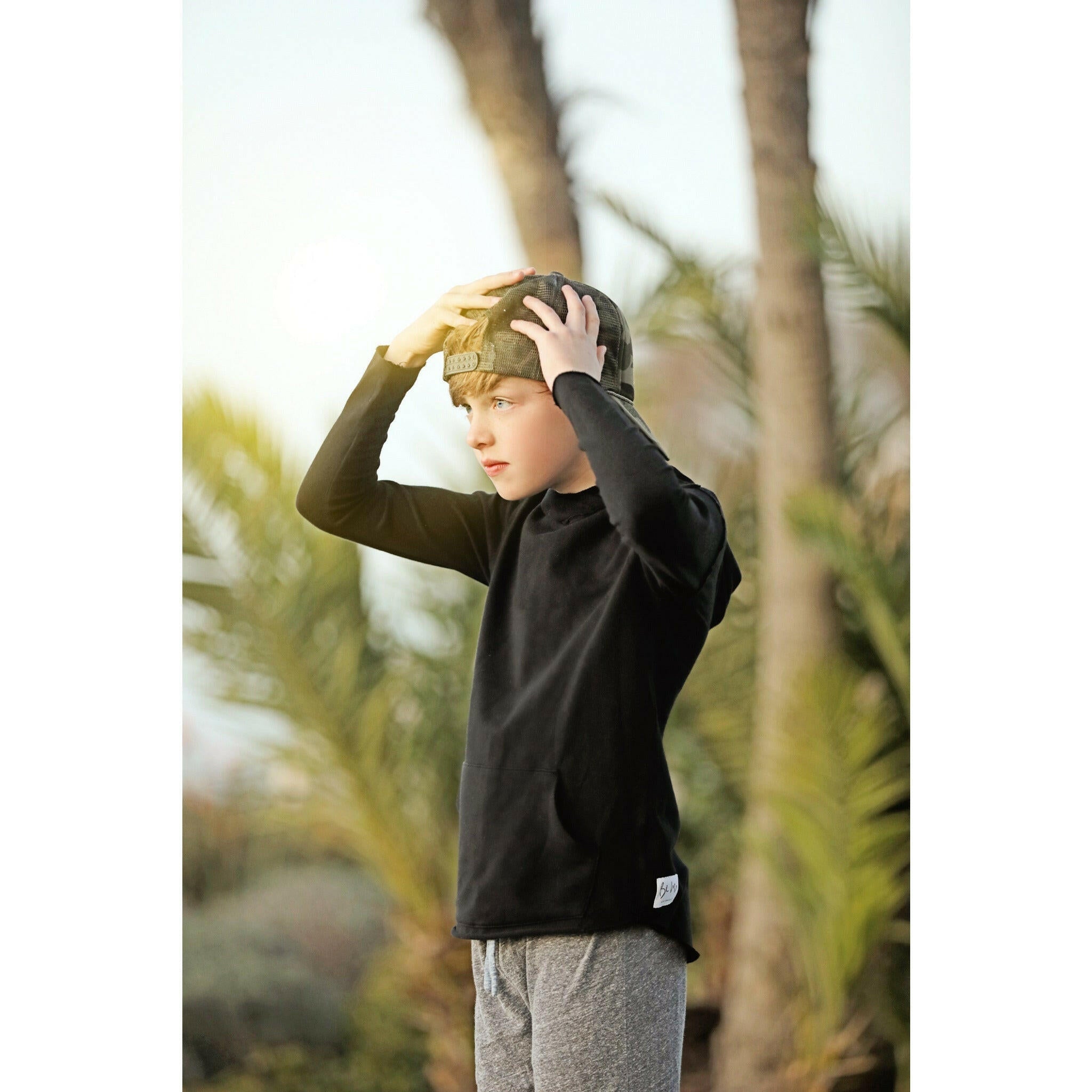 Organic Benji Hoodie Black Sweatshirts Be Mi Los Angeles