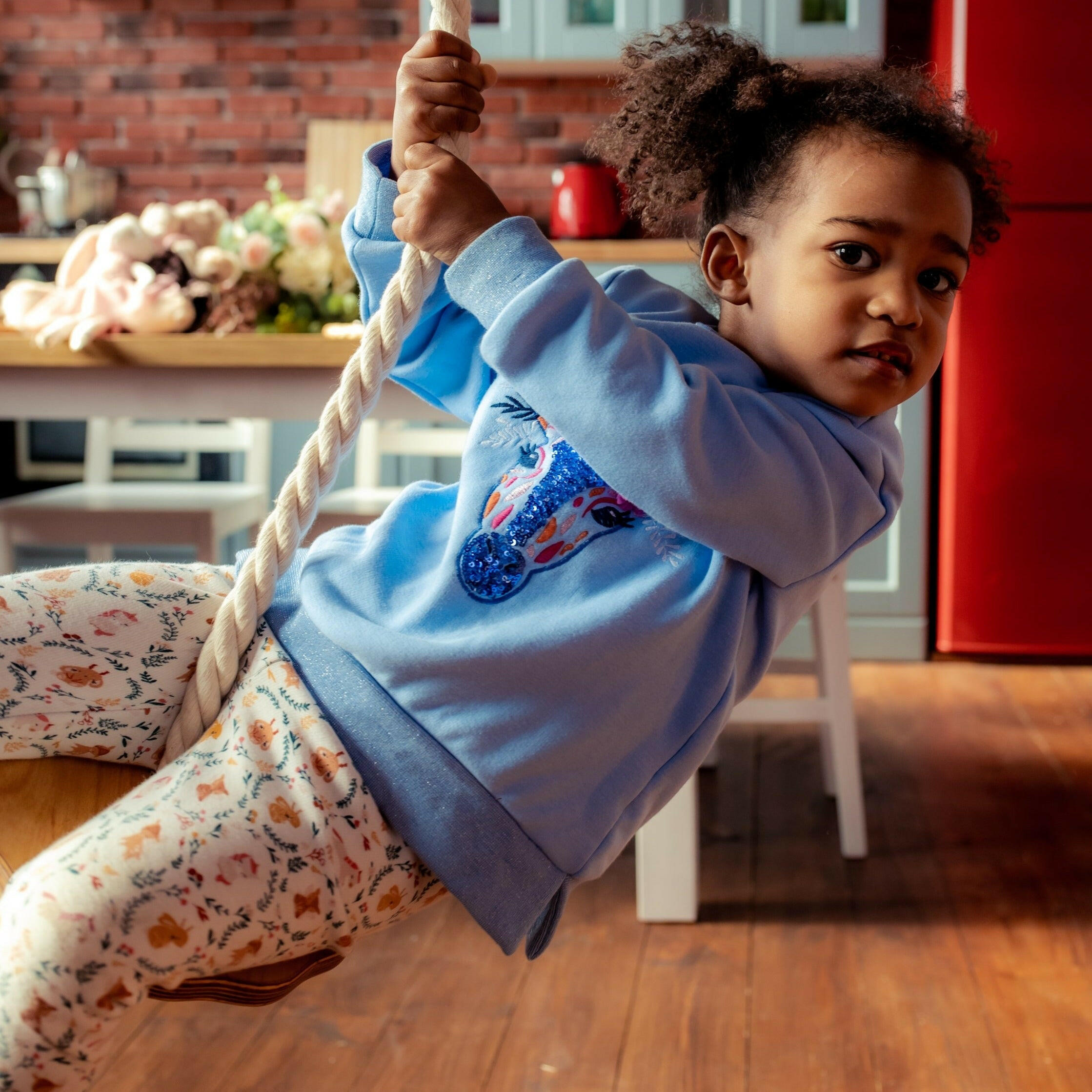 2in1 Swings Set: Round Disc Swing + Gymnastic Rings 2in1 Swing Set Goodevas