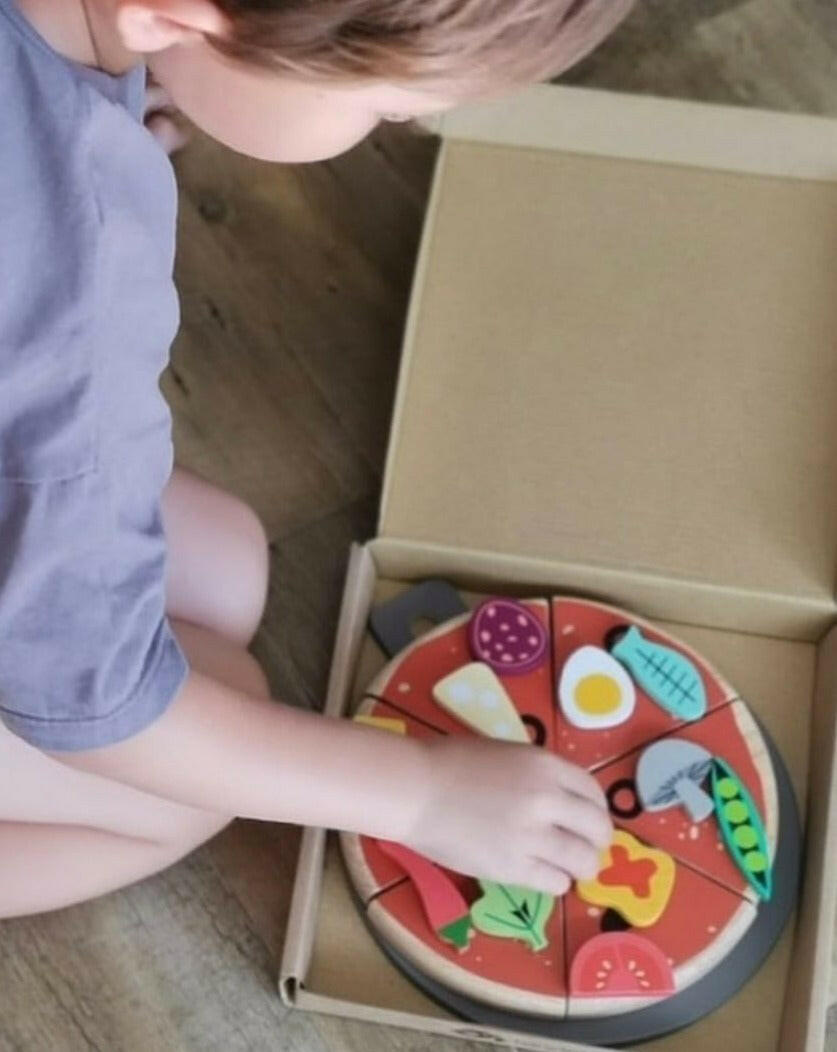 Pizza Party Wooden Toys Tender Leaf