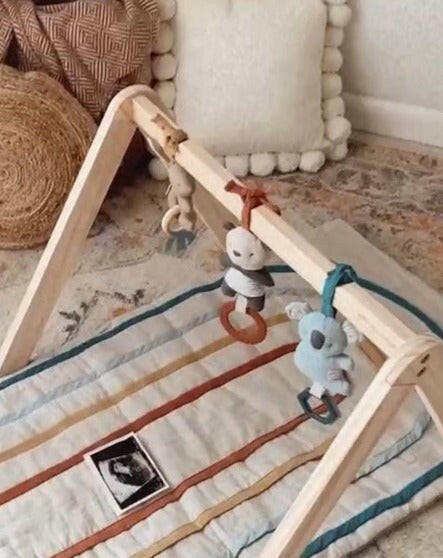 Ritzy Activity Gym™ Wooden Gym with Toys Baby Essentials Itzy Ritzy