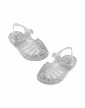 MiniKane Sun Beach Sandals - Silver Kids Toys Minikane