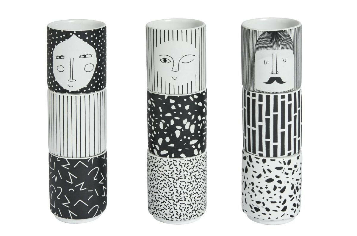 Egg People - Woman - White / Black OYOY