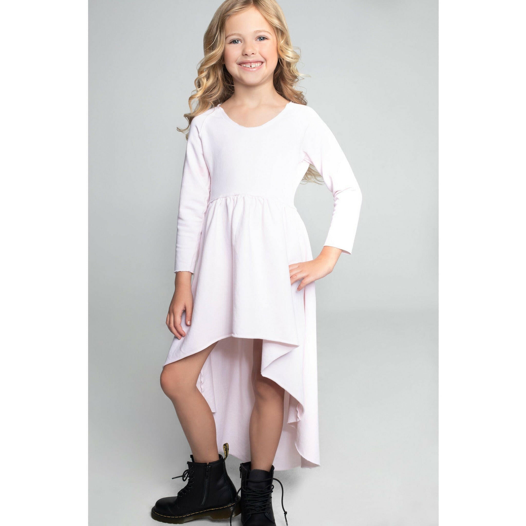 Organic Giselle Dress Long Sleeve Pink Dresses Be Mi Los Angeles