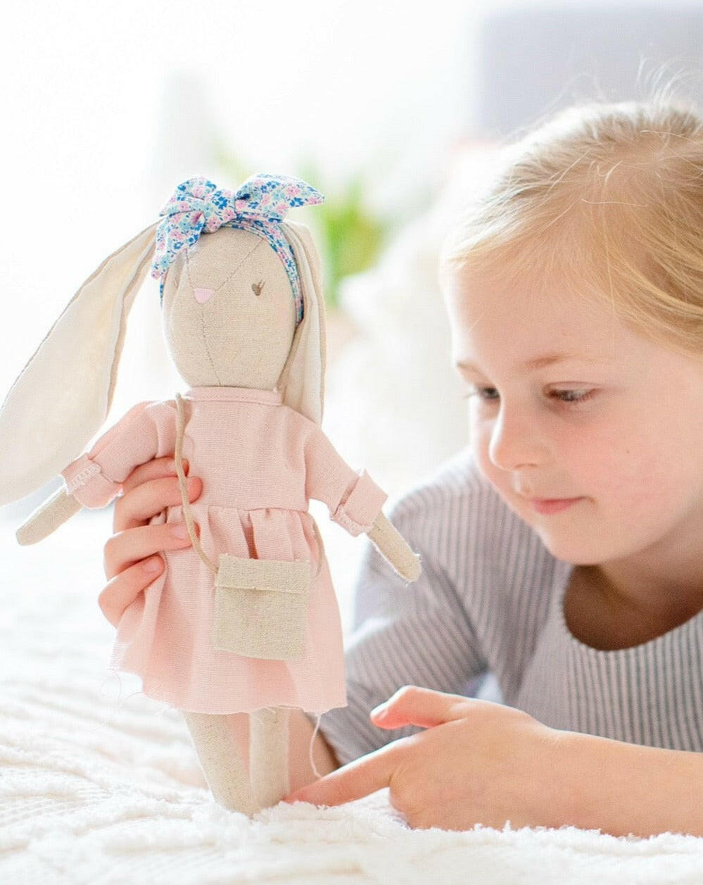 Mini Sofia Bunny - Pink Kids Toys Alimrose