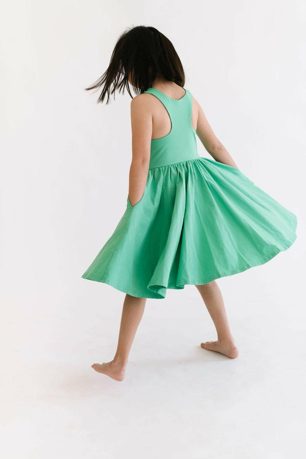Charlotte Dress in Sea Green dress Ollie Jay