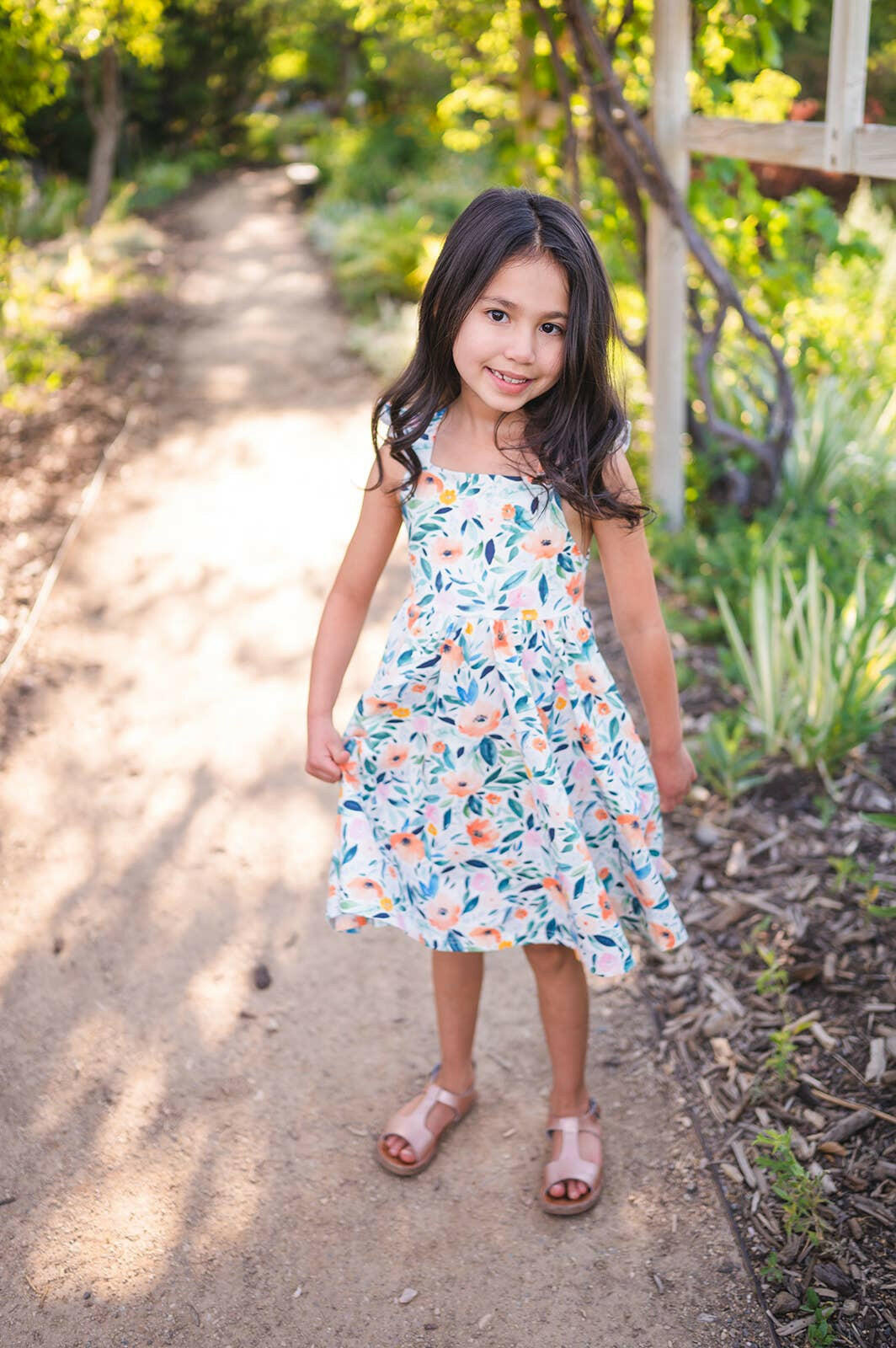 Rosita Dress in Summer Floral dress Ollie Jay