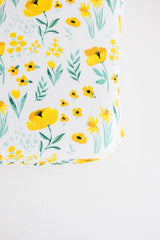 Buttercup Blossom Crib Sheet