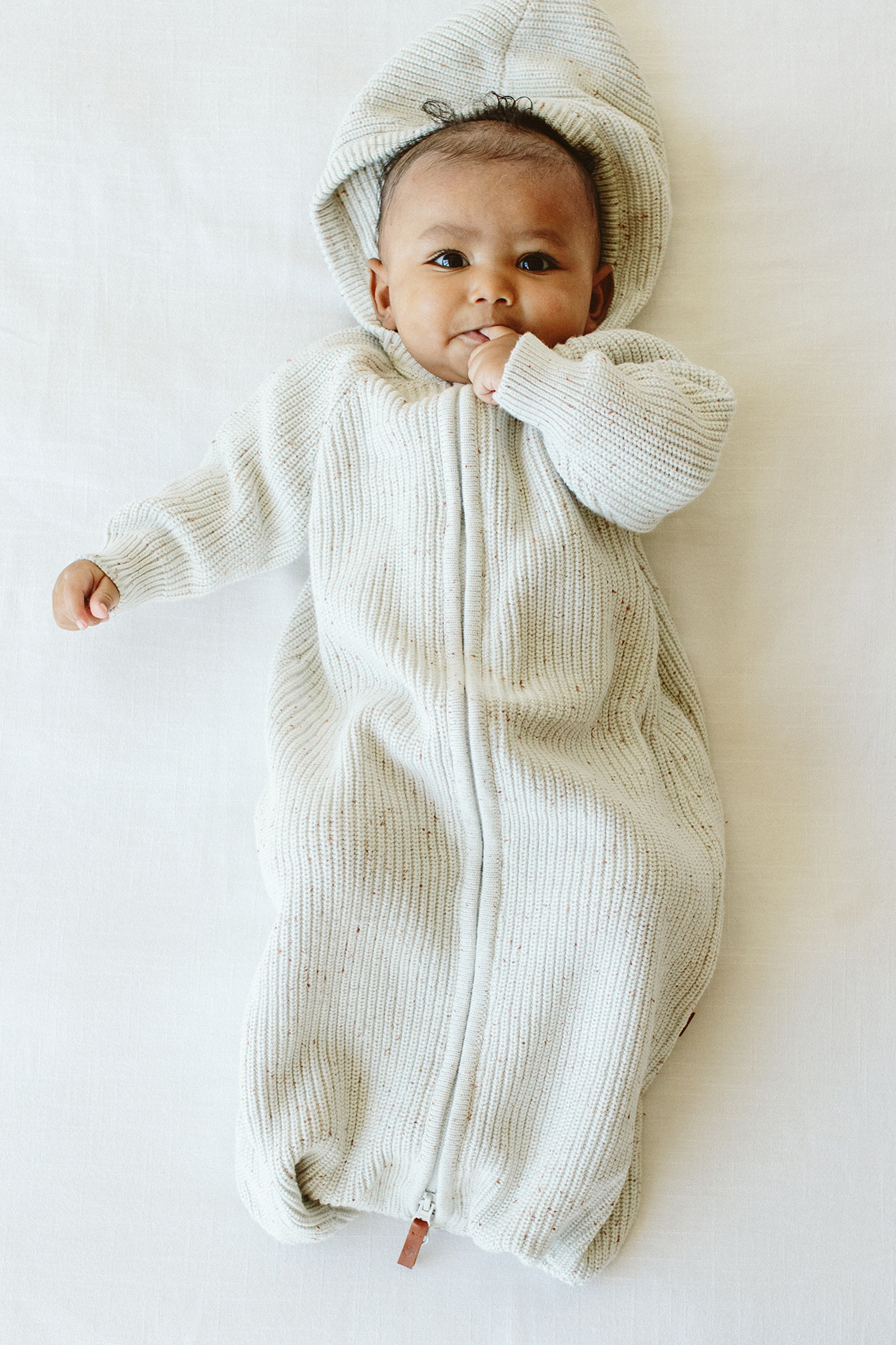 KNIT WEARABLE BLANKET | SHELL Outerwear goumikids NB