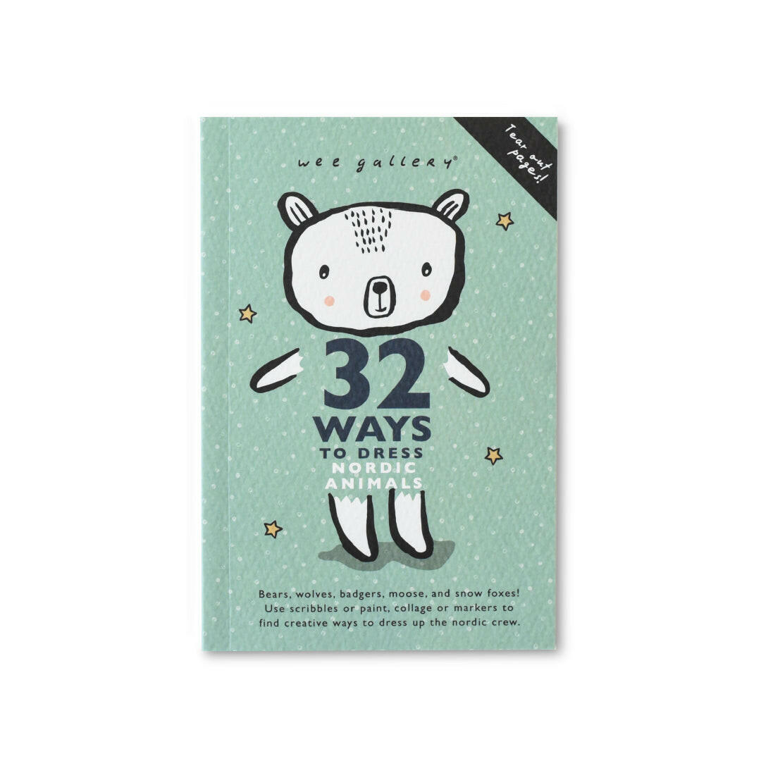 32 Ways to Dress Nordic Animals - Activity Book Books Wee Gallery