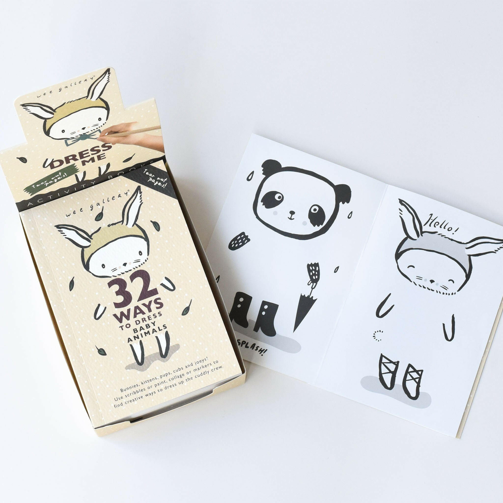 32 Ways to Dress Baby Animals - Box of 10 Books Wee Gallery