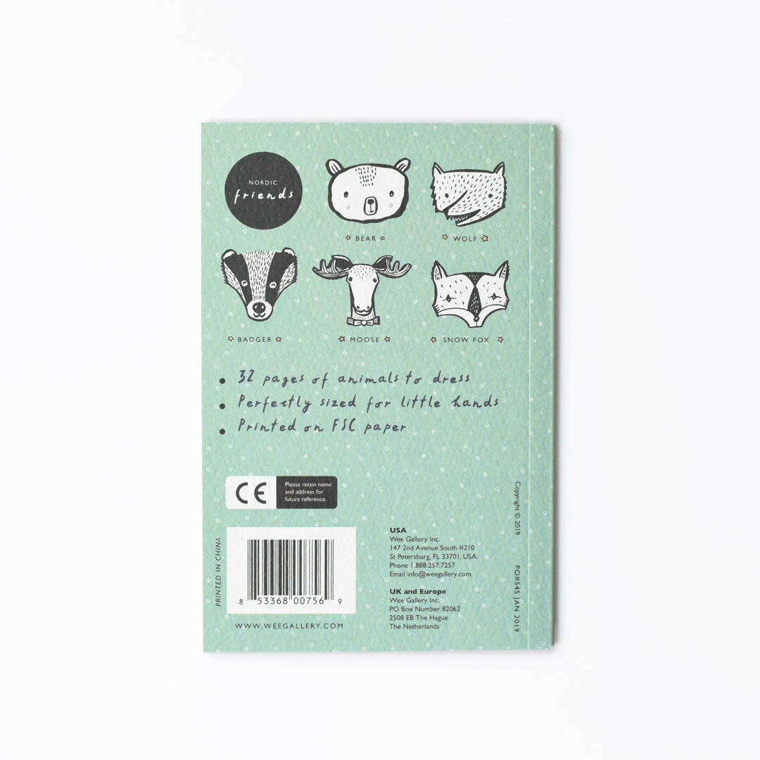 32 Ways to Dress Nordic Animals - Activity Book Books Wee Gallery