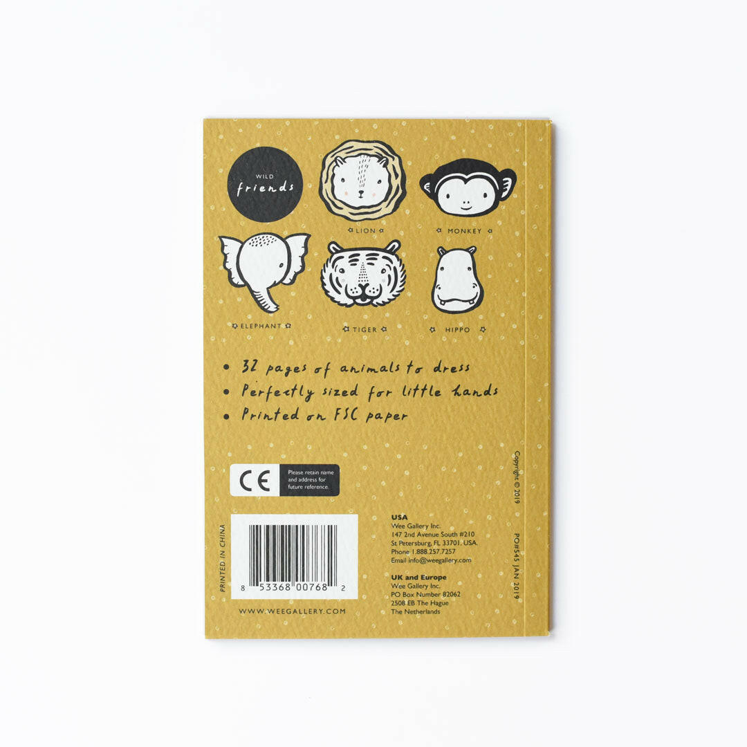 32 Ways to Dress Wild Animals - Activity Book Books Wee Gallery