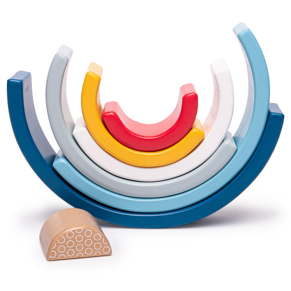 100% FSC Certified Rainbow Arches by Bigjigs Toys US Bigjigs Toys US