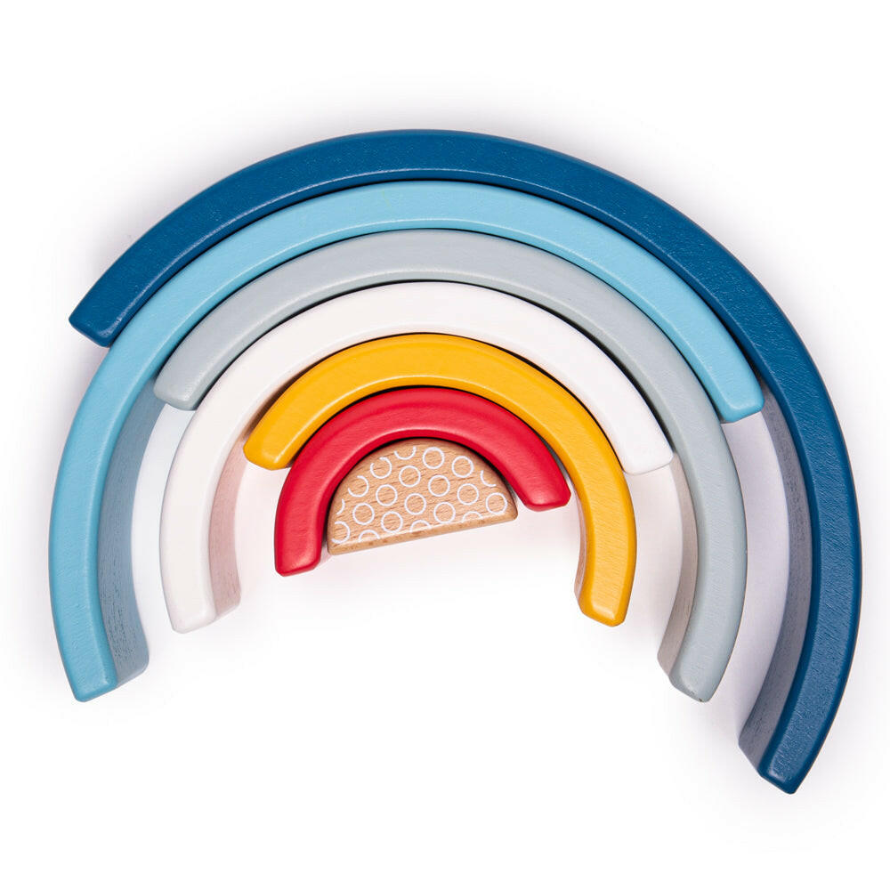 100% FSC Certified Rainbow Arches by Bigjigs Toys US Bigjigs Toys US