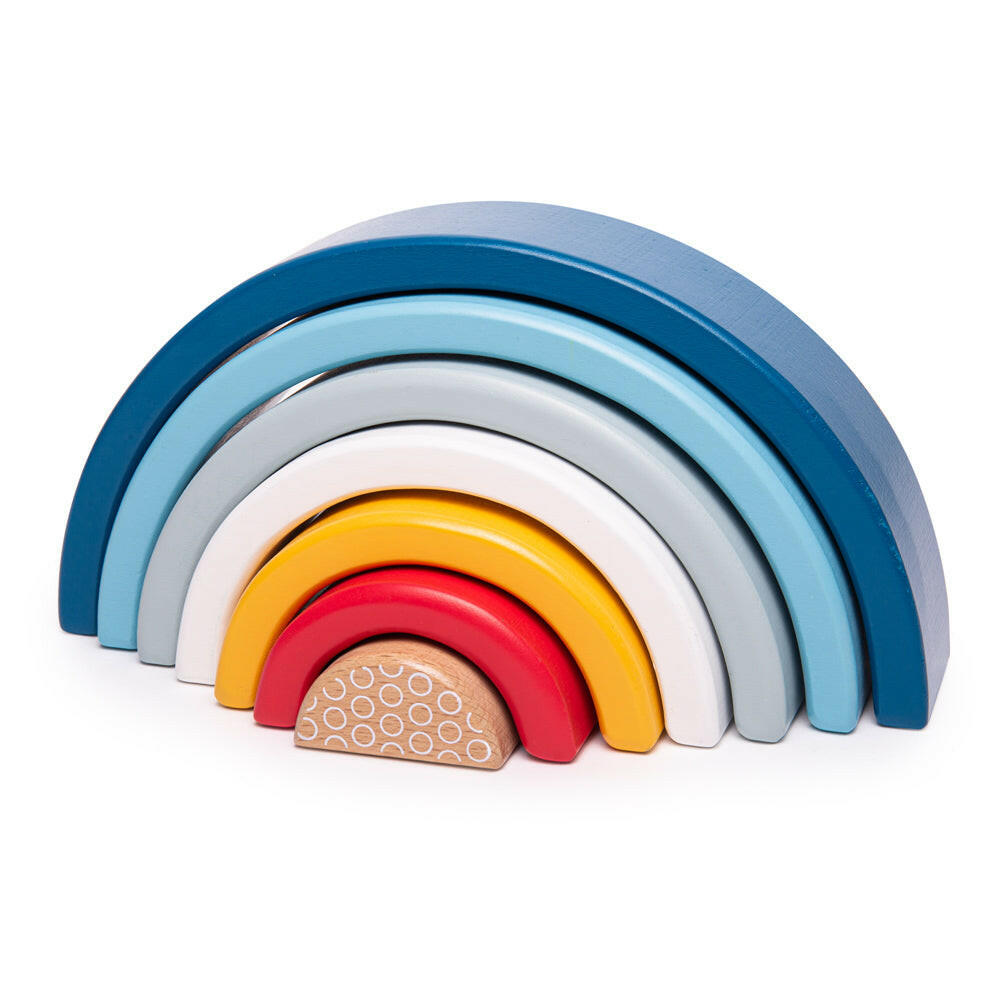 100% FSC Certified Rainbow Arches by Bigjigs Toys US Bigjigs Toys US