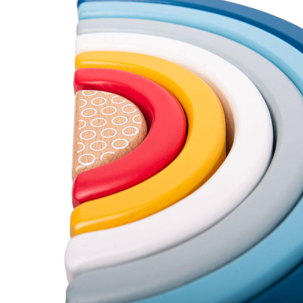 100% FSC Certified Rainbow Arches by Bigjigs Toys US Bigjigs Toys US