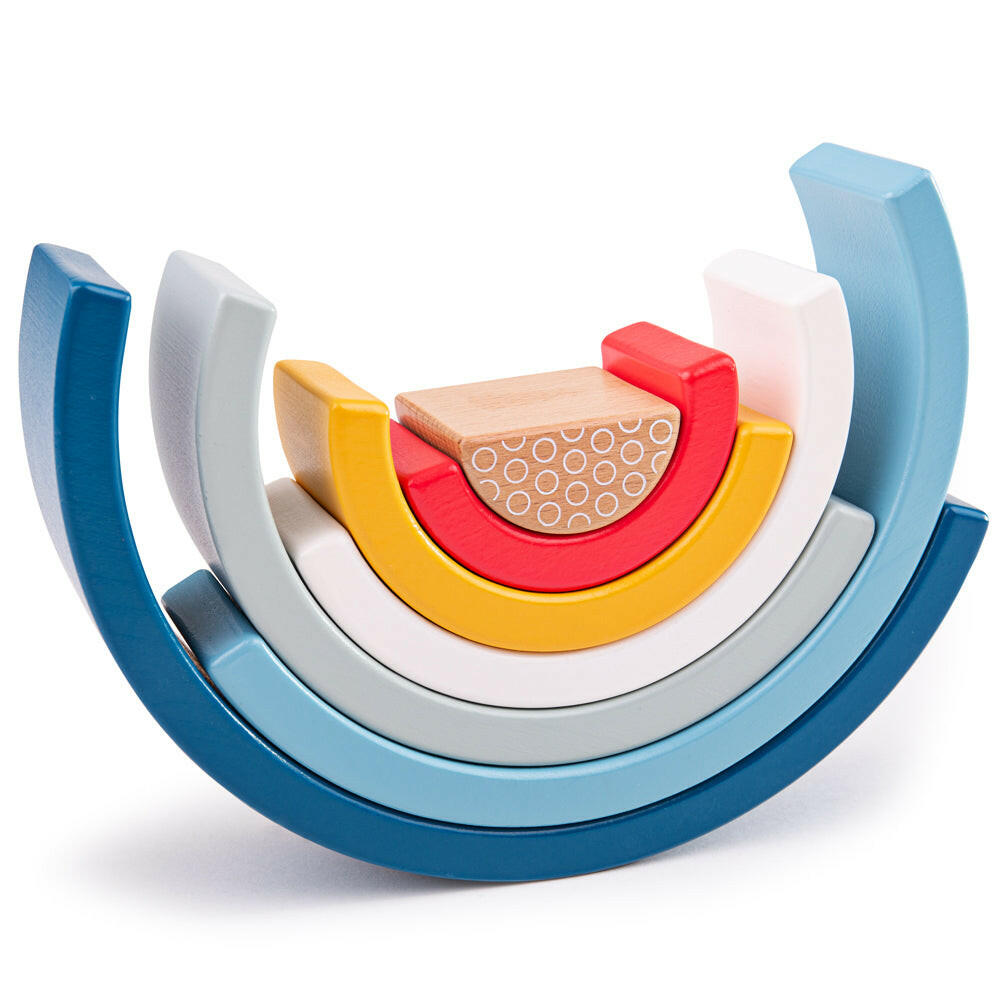 100% FSC Certified Rainbow Arches by Bigjigs Toys US Bigjigs Toys US