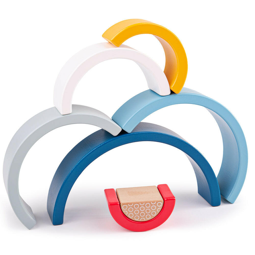 100% FSC Certified Rainbow Arches by Bigjigs Toys US Bigjigs Toys US