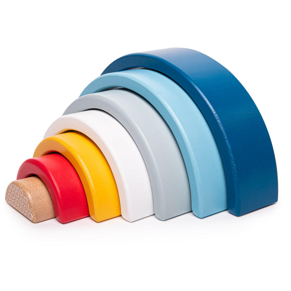 100% FSC Certified Rainbow Arches by Bigjigs Toys US Bigjigs Toys US