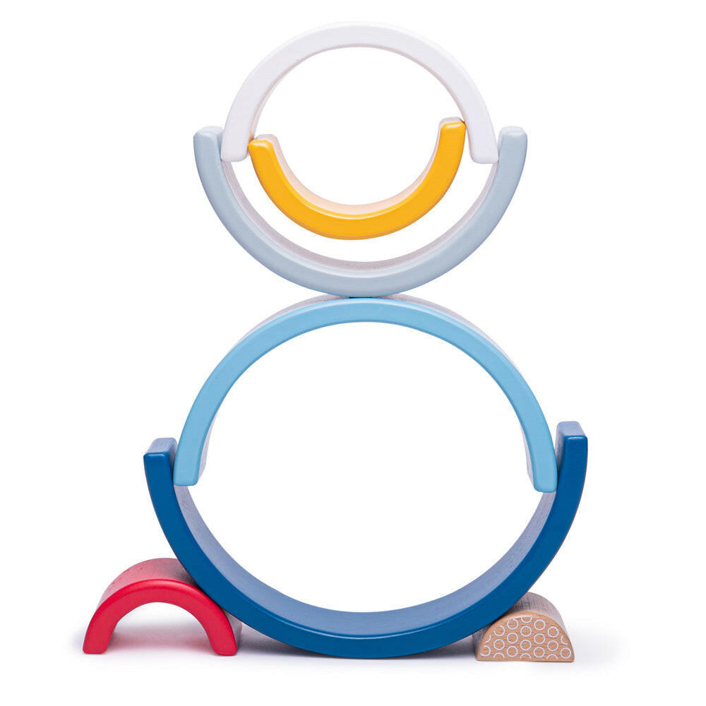 100% FSC Certified Rainbow Arches by Bigjigs Toys US Bigjigs Toys US