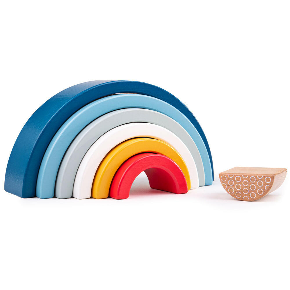 100% FSC Certified Rainbow Arches by Bigjigs Toys US Bigjigs Toys US