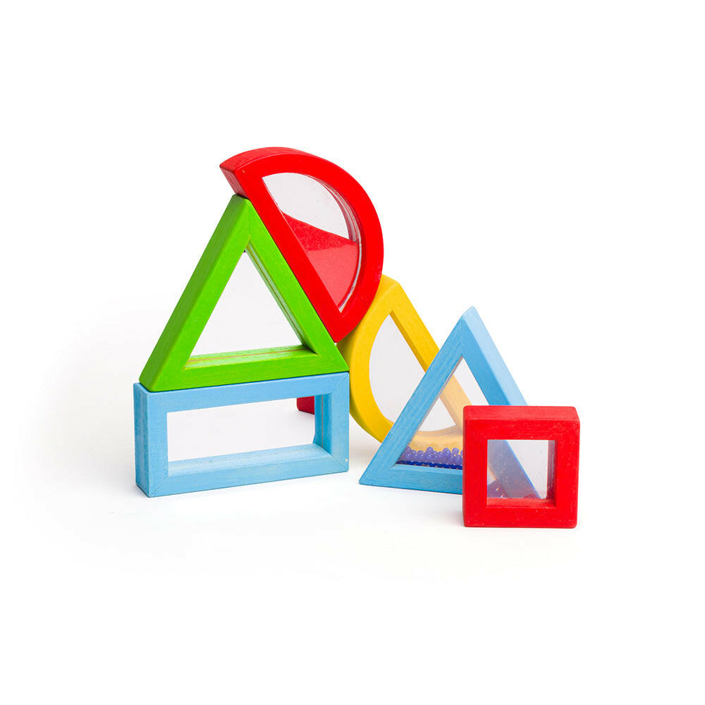 Rainbow Sensory Shapes by Bigjigs Toys US  Bigjigs Toys US