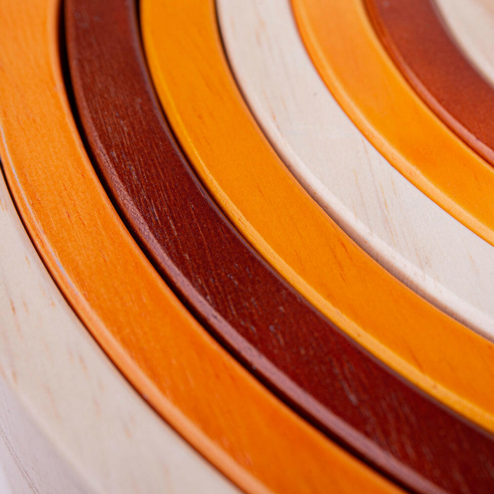 Natural Wooden Stacking Rainbow - Large by Bigjigs Toys US  Bigjigs Toys US